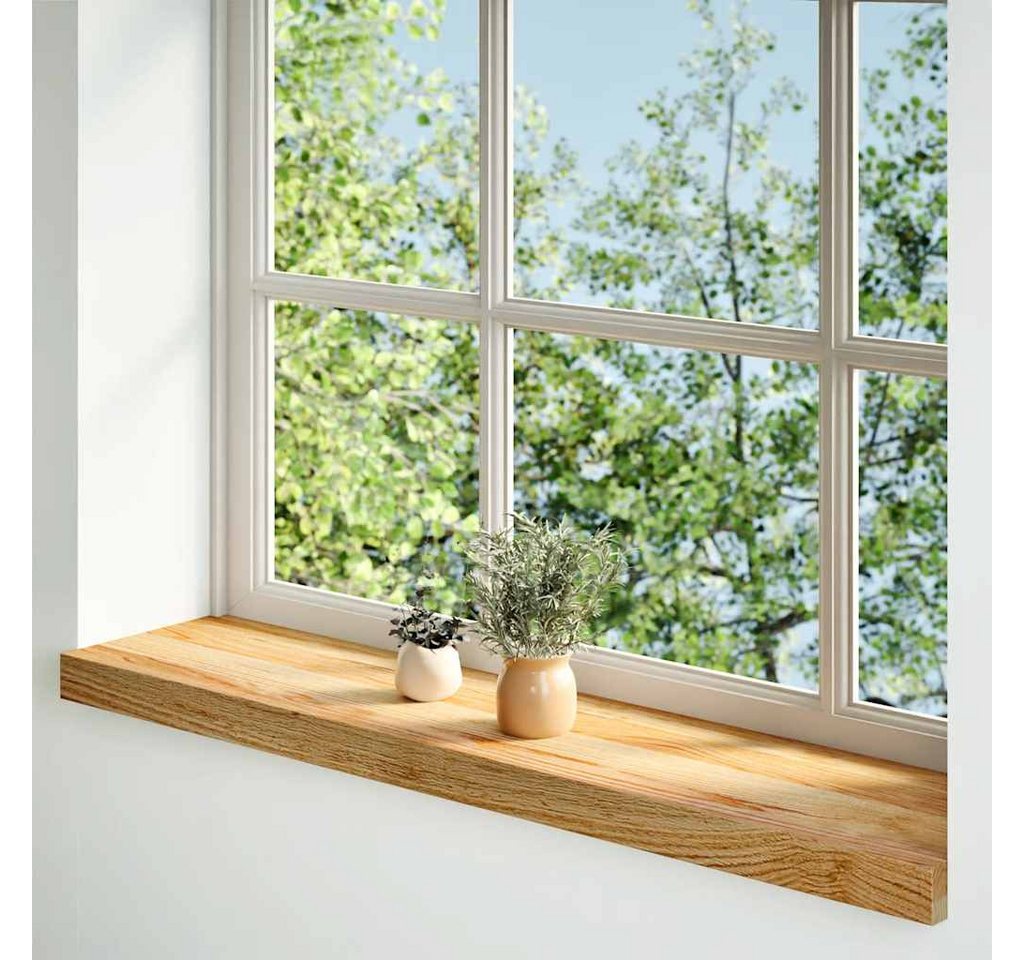 Thumbnail - vidaXL Fensterbank, Fensterbänke 2 Stk. Hellbraun 70x20x2 cm Massivholz Eiche