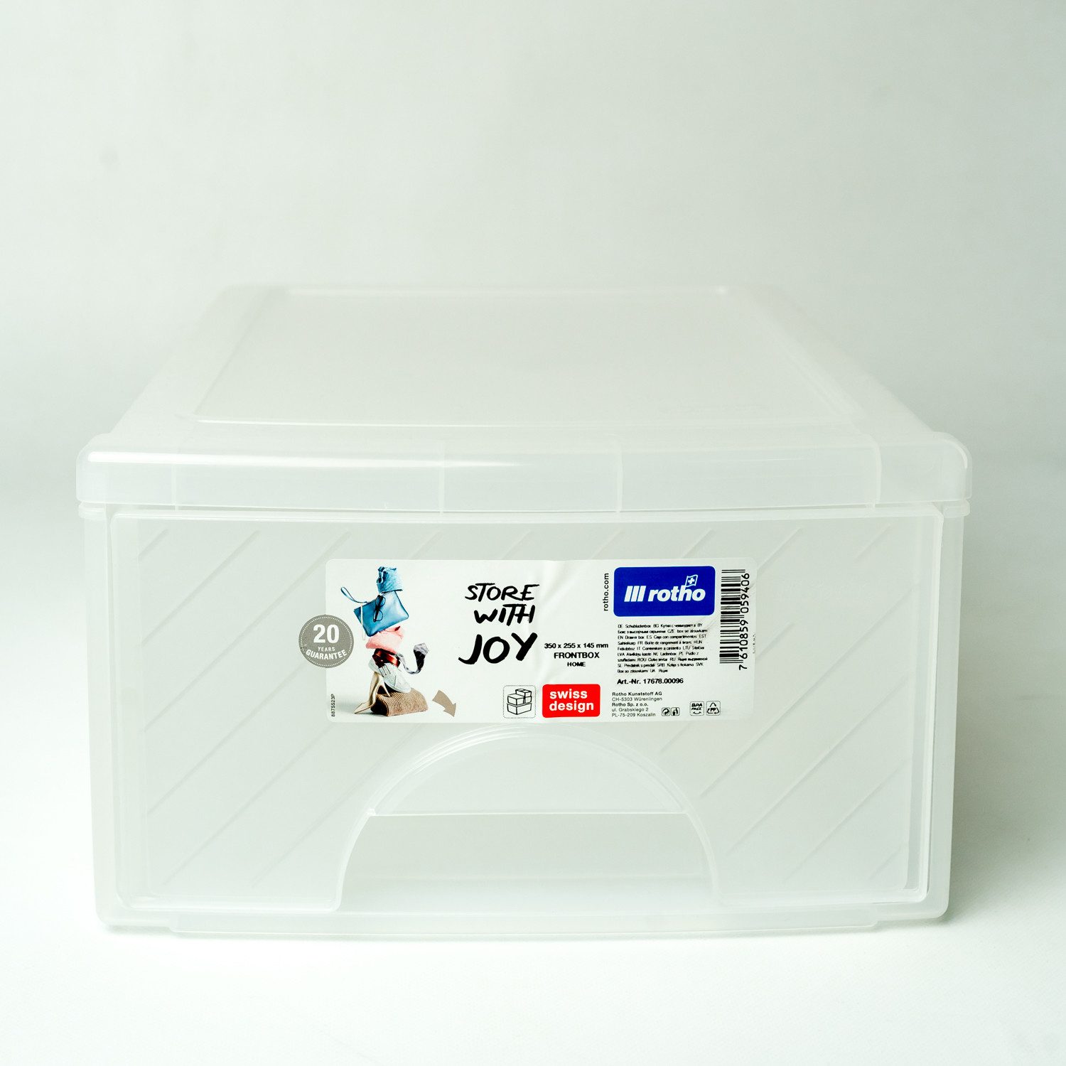 ROTHO Schubladenbox Stapelbare Aufbewahrungsbox 18l – Bild 4 von 5