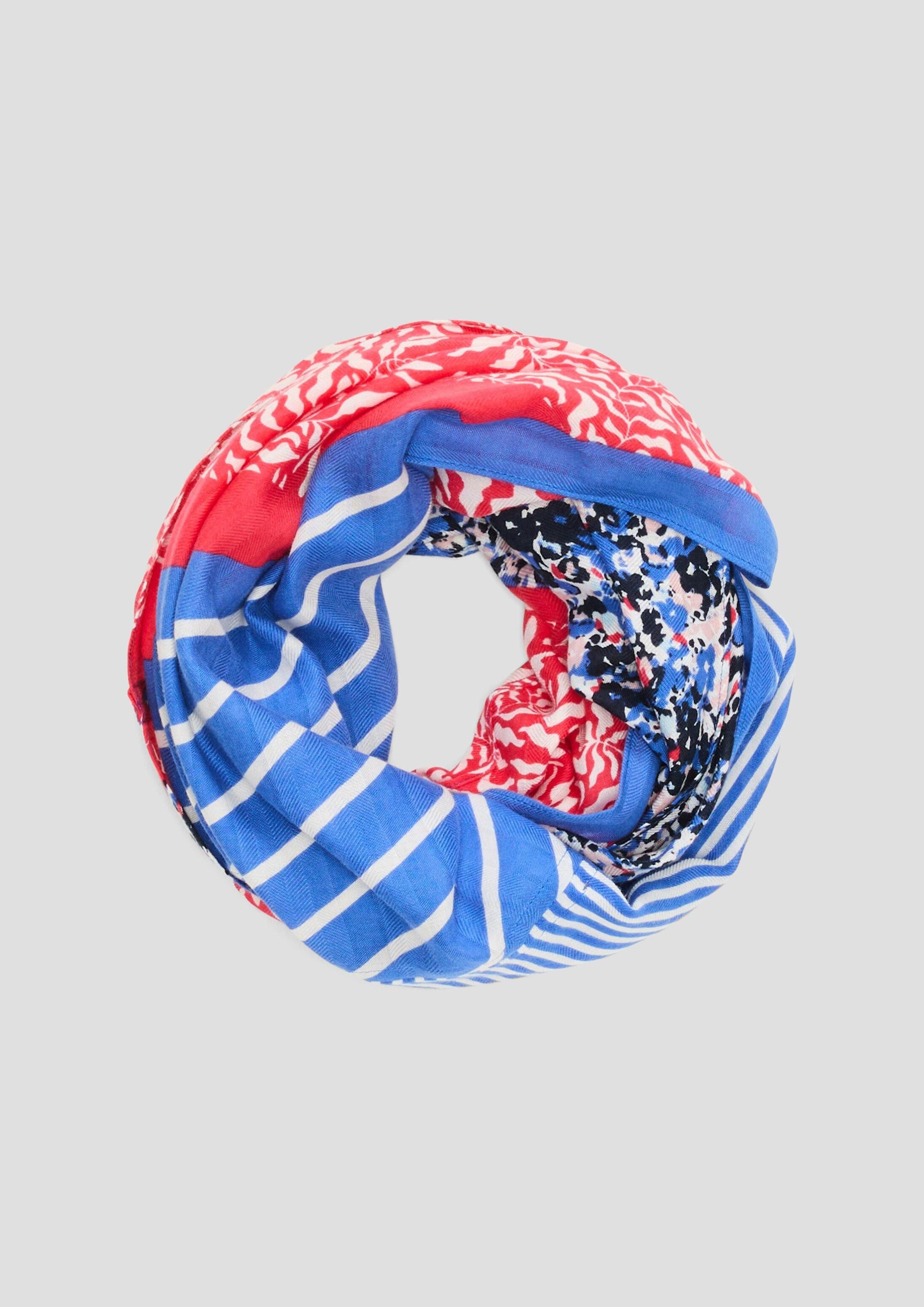 s.Oliver Loop Snood, Loop-Schal mit All-over-Muster
