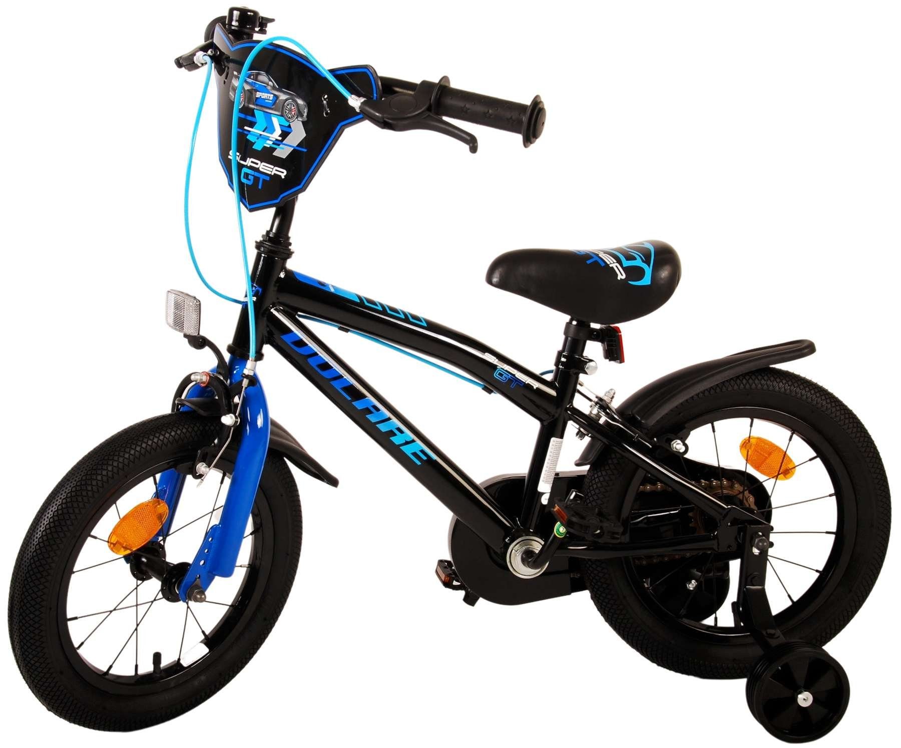 Jungen - 1 - Super Schaltung ohne Volare Sicherheitsgriffe), 14 Blau 14 TPFSports - mit Fahrrad Kinder Gang, Stützräder - GT (Jungsfahrrad Fahrrad - 2x Zoll Kinderrad Zoll Kinderfahrrad Handbremse, Jungs