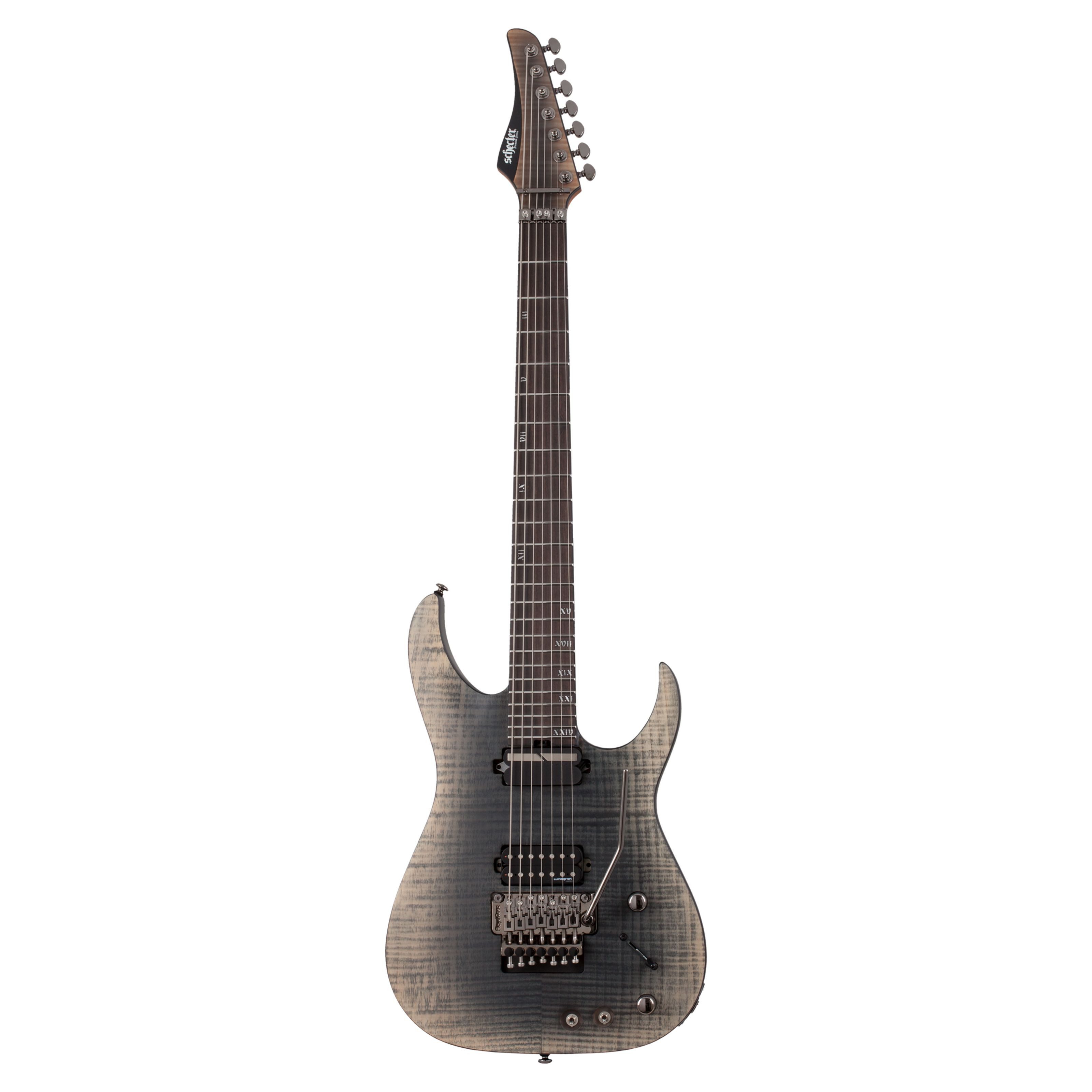 Schecter E-Gitarre, E-Gitarren, ST-Modelle, Banshee Mach-7 FR S Fallout Burst - E-Gitarre