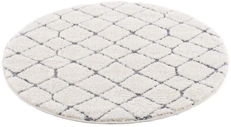 Carpet City Hochflor-Teppich Focus 4499, rund, günstig online kaufen