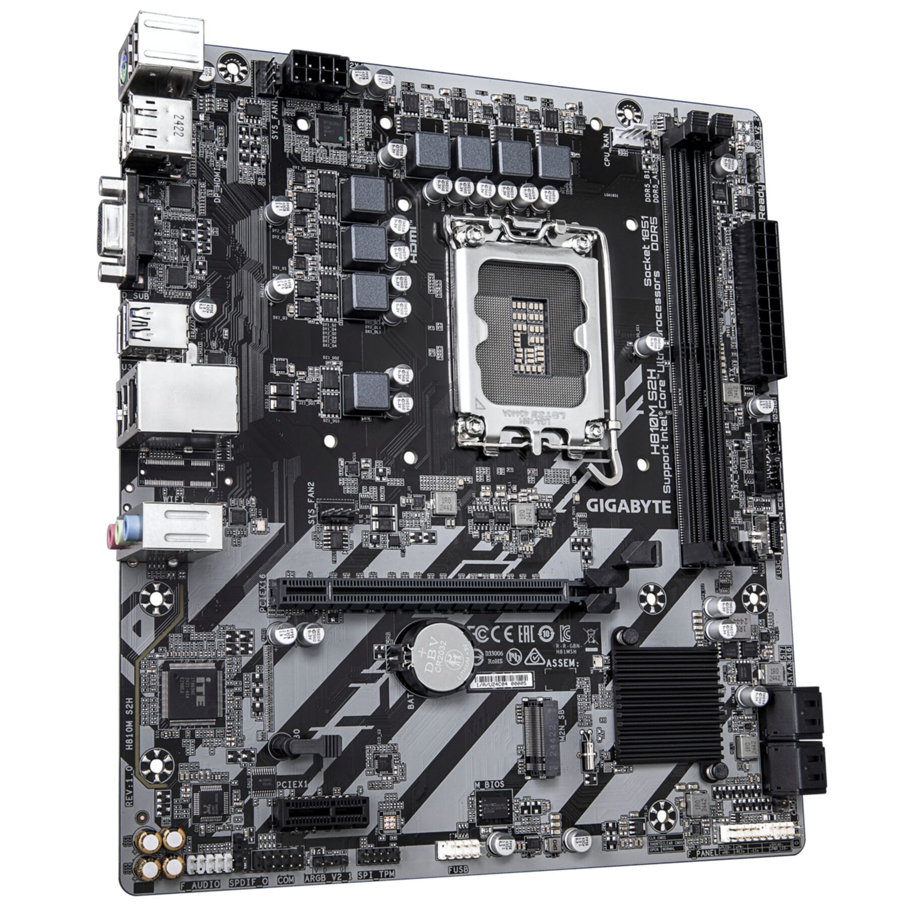 Gigabyte H810M S2H Mainboard – Intel Core Ultra Mainboard