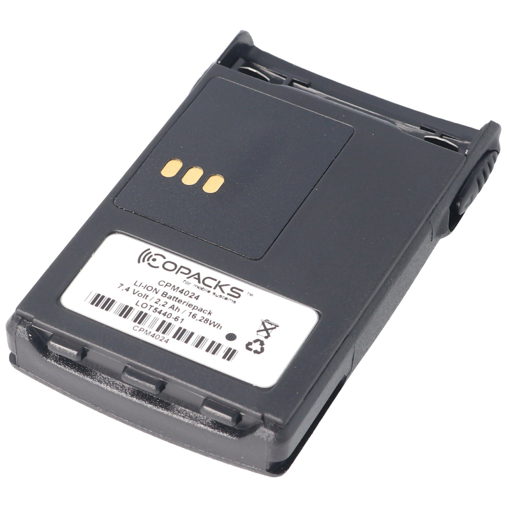 AccuCell Akku passend 7,2 GP388 GP328, 2000 V Motorola Akku für Motorola Motorola (7,2 GP344, mAh V)