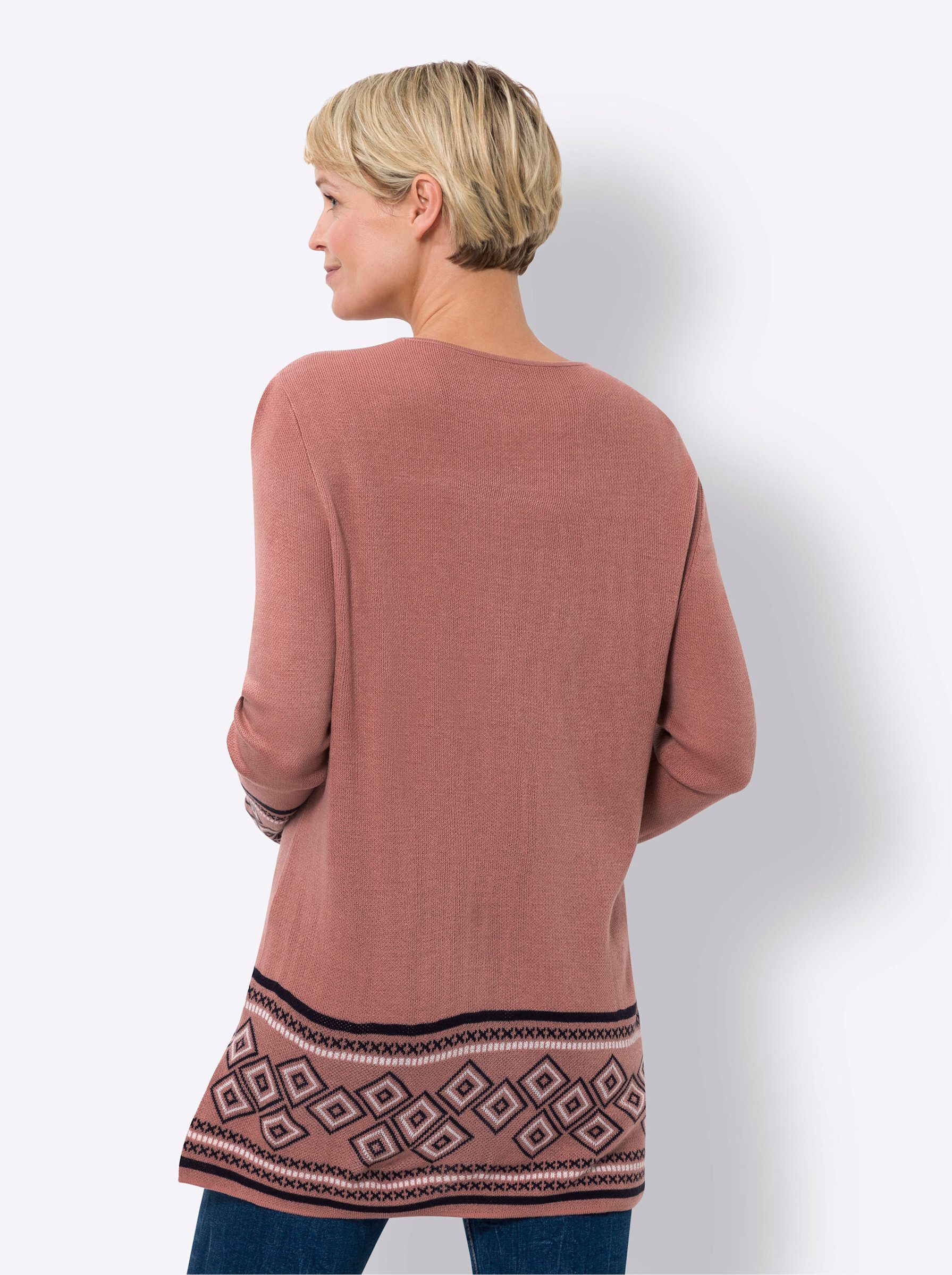 Sieh an! Strickpullover Longpullover . günstig online kaufen