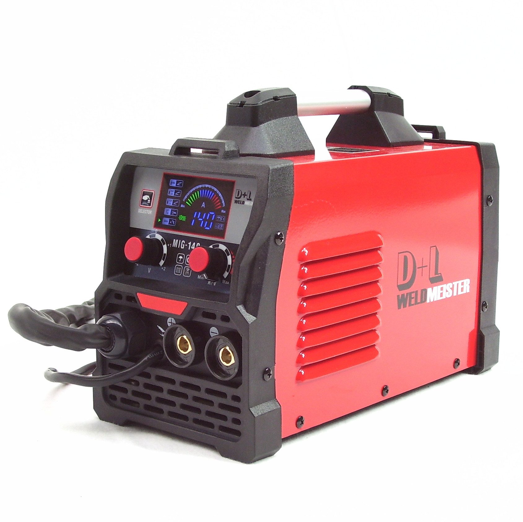 Apex Schutzgasschweißgerät 5in1 Schweißgerät 140A Mig/Mag Wig E-Hand Fülldrahtschweißen 13957, 1-tlg. – Bild 4 von 5