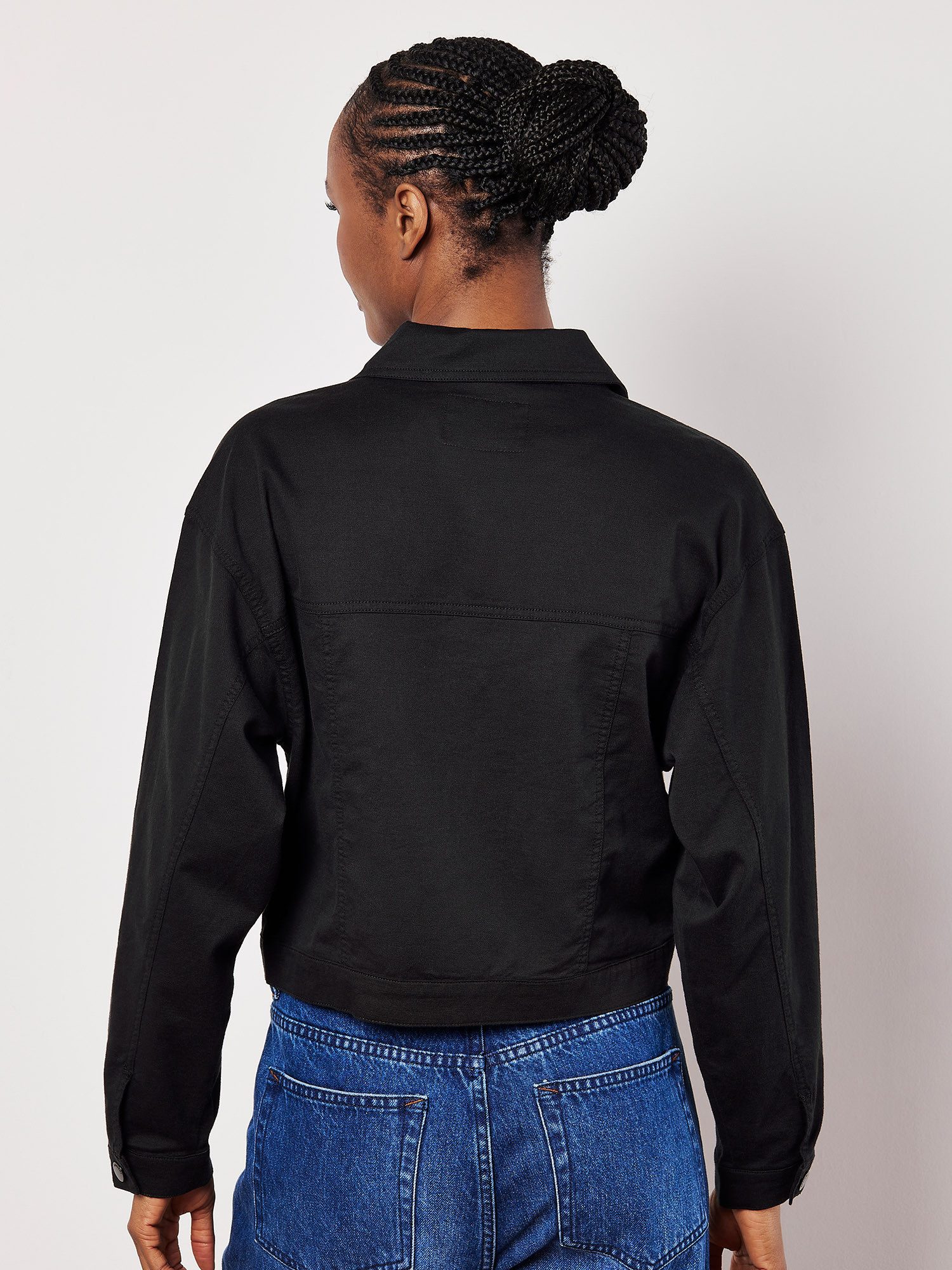 Apricot Kurzblazer Jacke, mit Kontrastknöpfen günstig online kaufen
