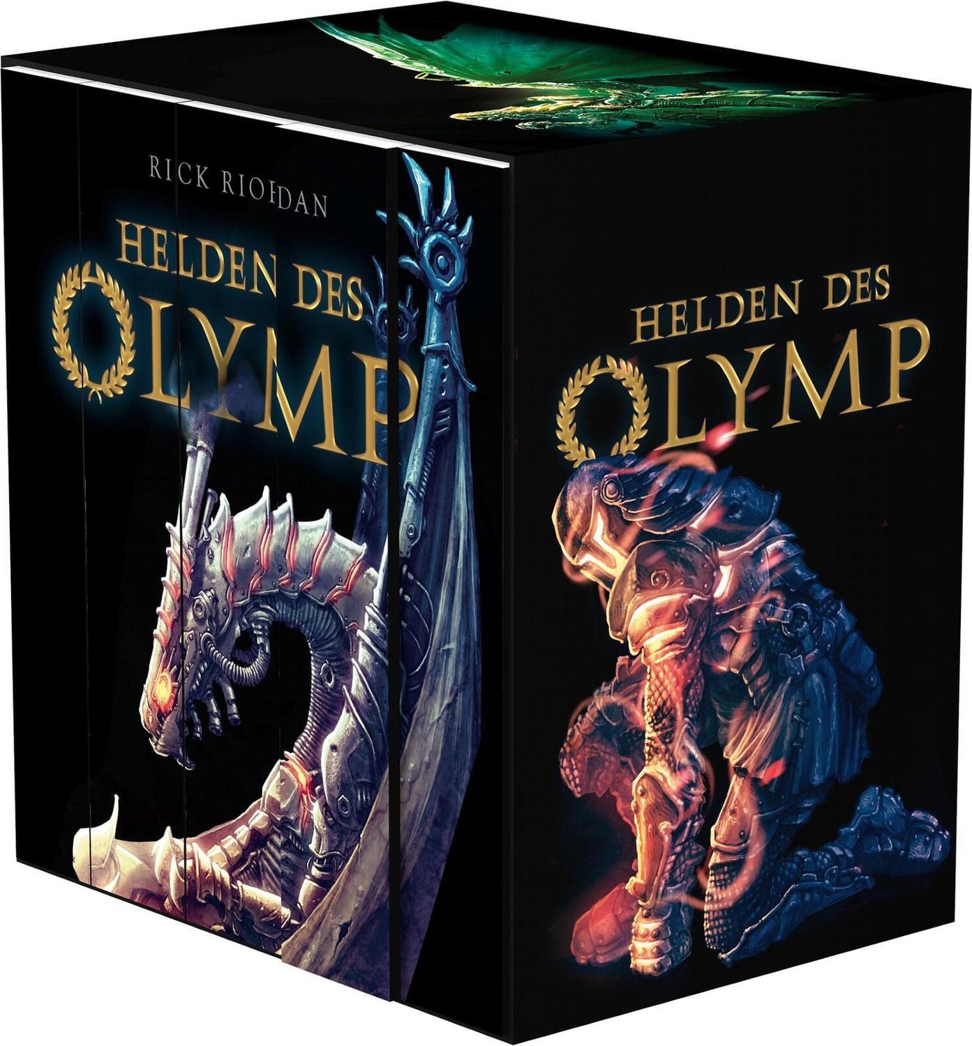 Helden des Olymp: Taschenbuchschuber Bände 1-5 / Rick Riordan, Sieben Jugendliche, griechische Mythen und eine Prophezeiung - actionreiche Fantasy ab 12 Jahren