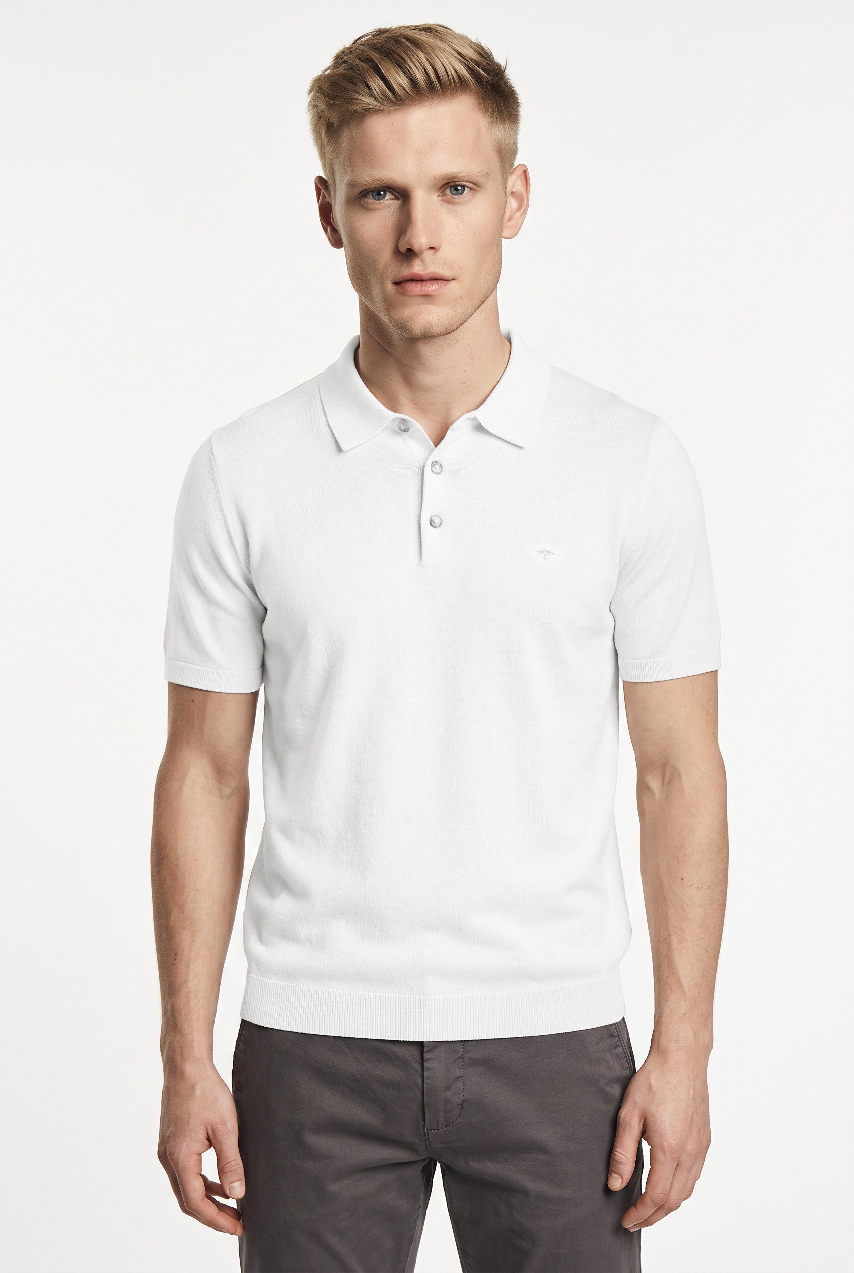 FYNCH-HATTON Poloshirt mit Logo Stickerei