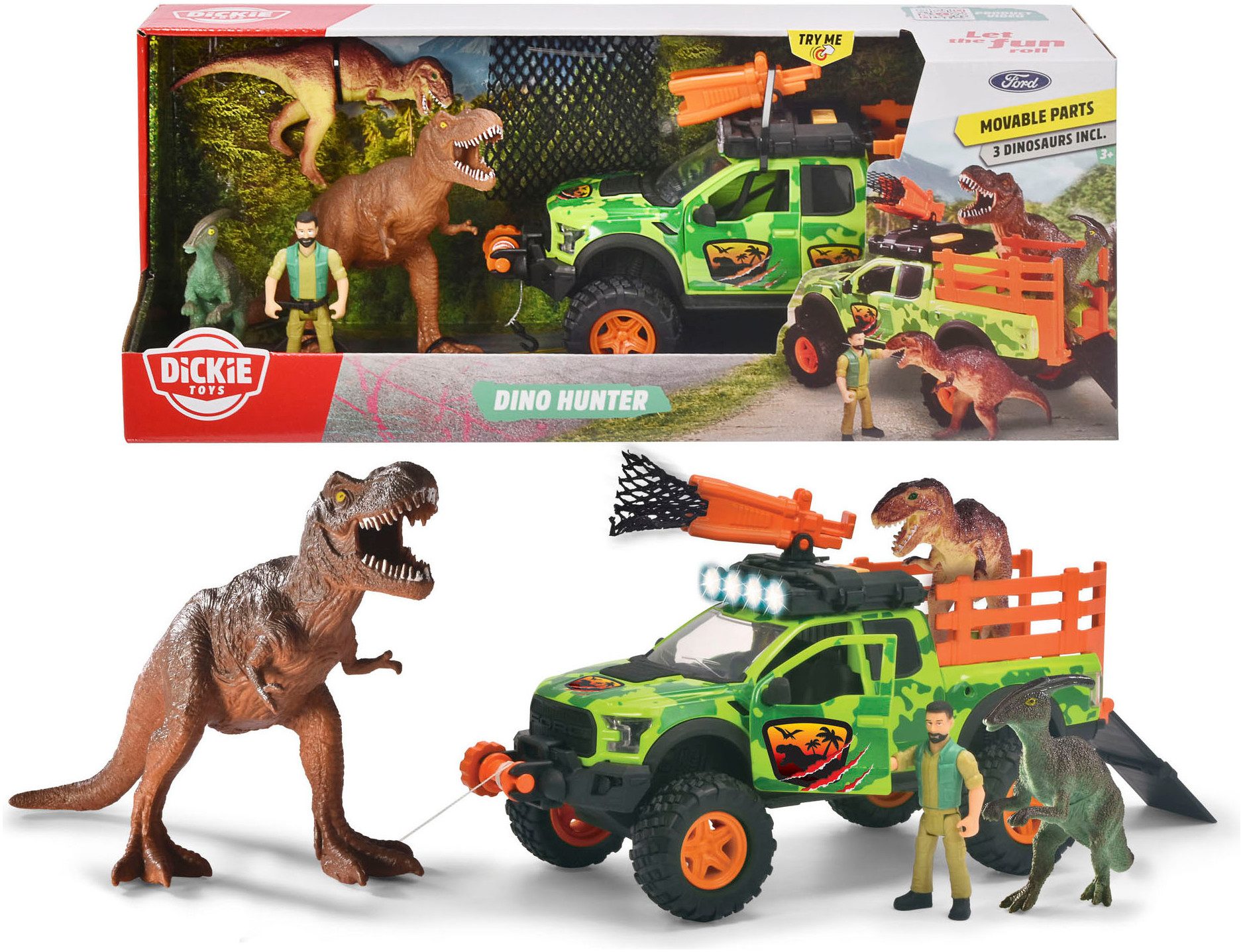 Spielfigur Spielset - Dino Hunter