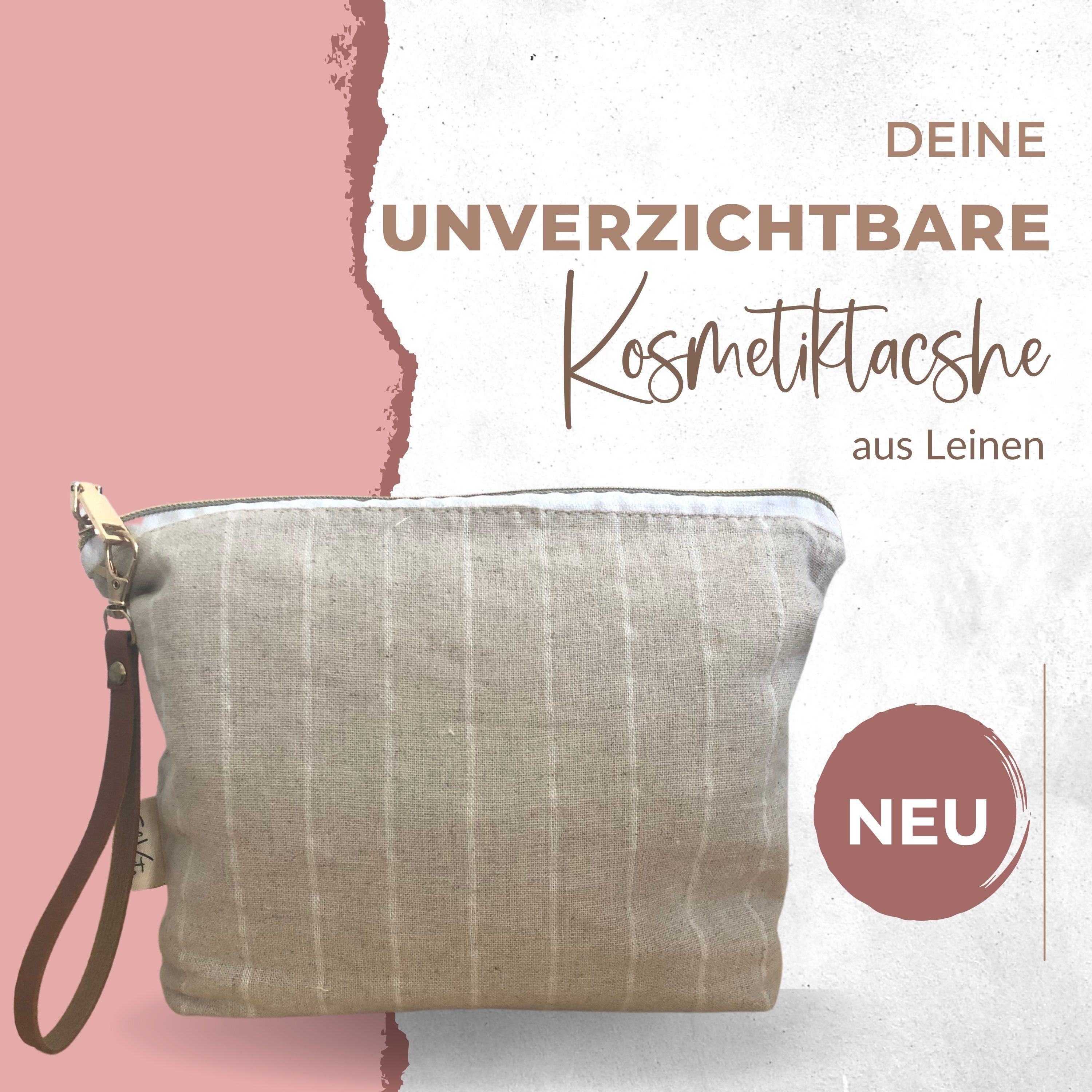 KulturbeuteI Schminktasche Geschenk Klein Weihnachten Damen Kosmetiktasche I I EliXito