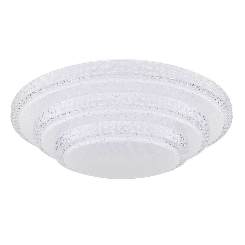 GLOBO LIGHTING LED Deckenleuchte, LED-Leuchtmittel fest verbaut, Kaltweiß, Warmweiß, Neutralweiß, Tageslichtweiß, Farbwechsel, Deckenlampe Deckenleuchte Smart LED Sterneneffekt Dimmer Fernbedienung