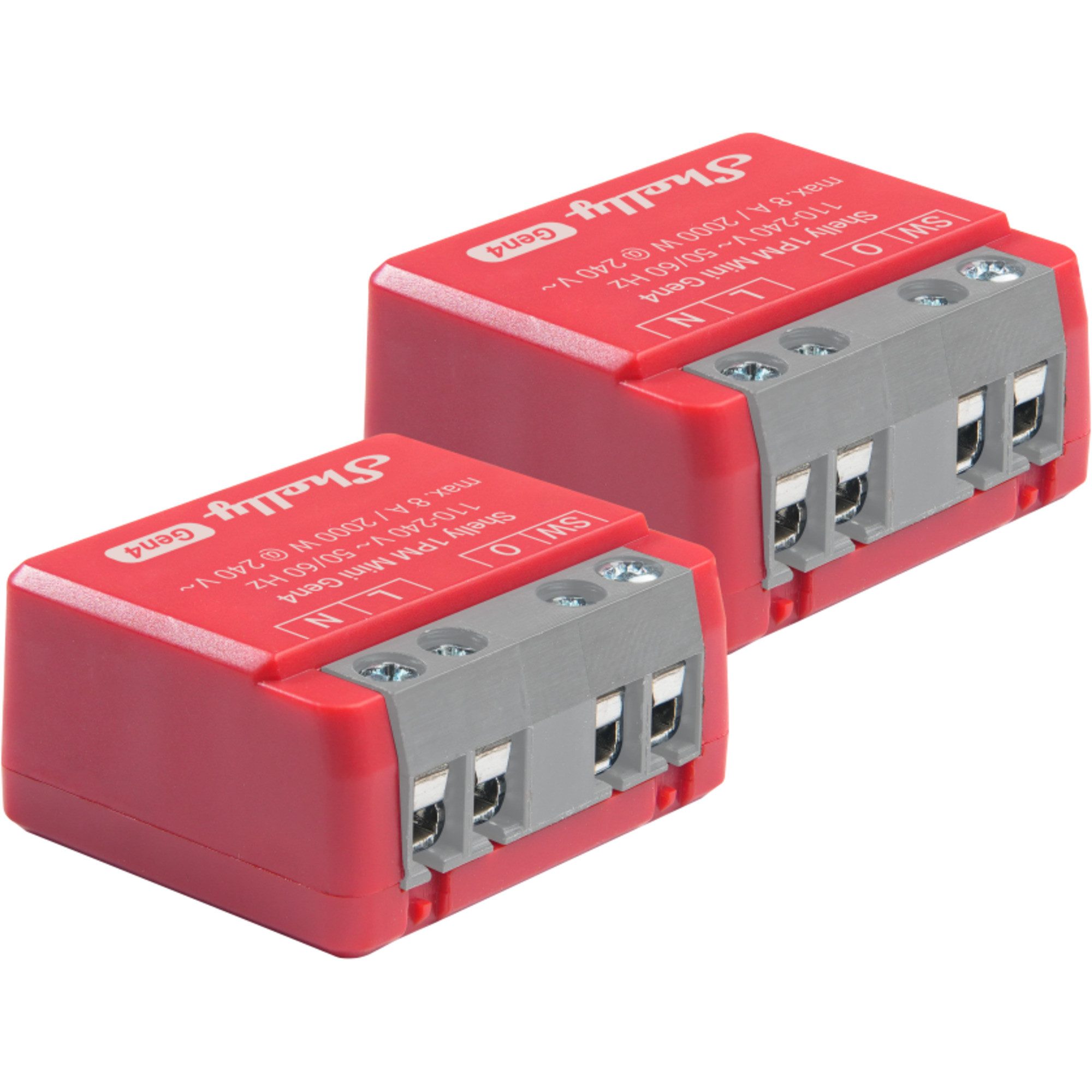 Relais-Modul Shelly 1PM Mini Gen4, Relais, (2er Pack)