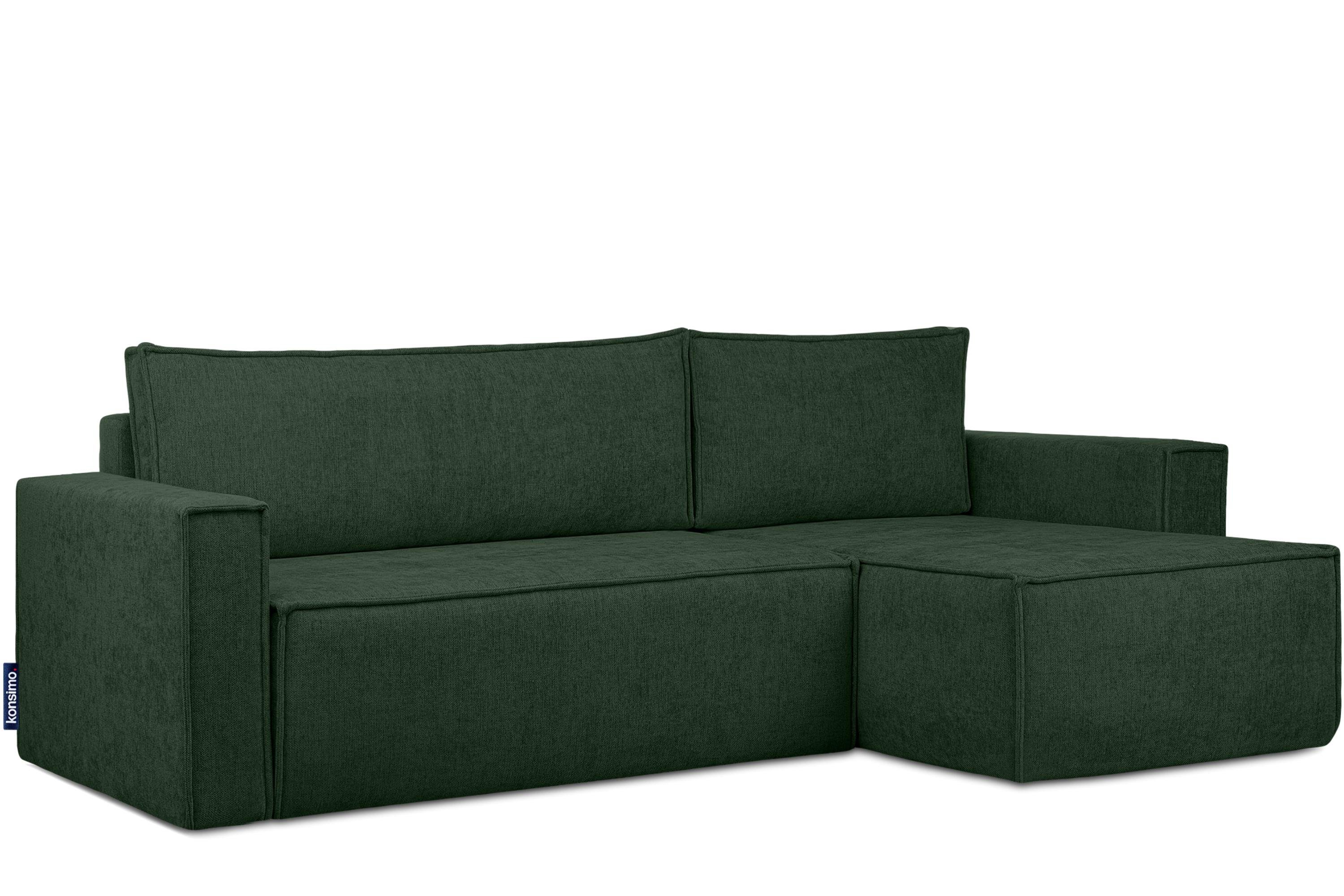 KONSIMO® Ecksofa NAPI Universal-Ecksofa links oder rechts, beidseitig, herg günstig online kaufen