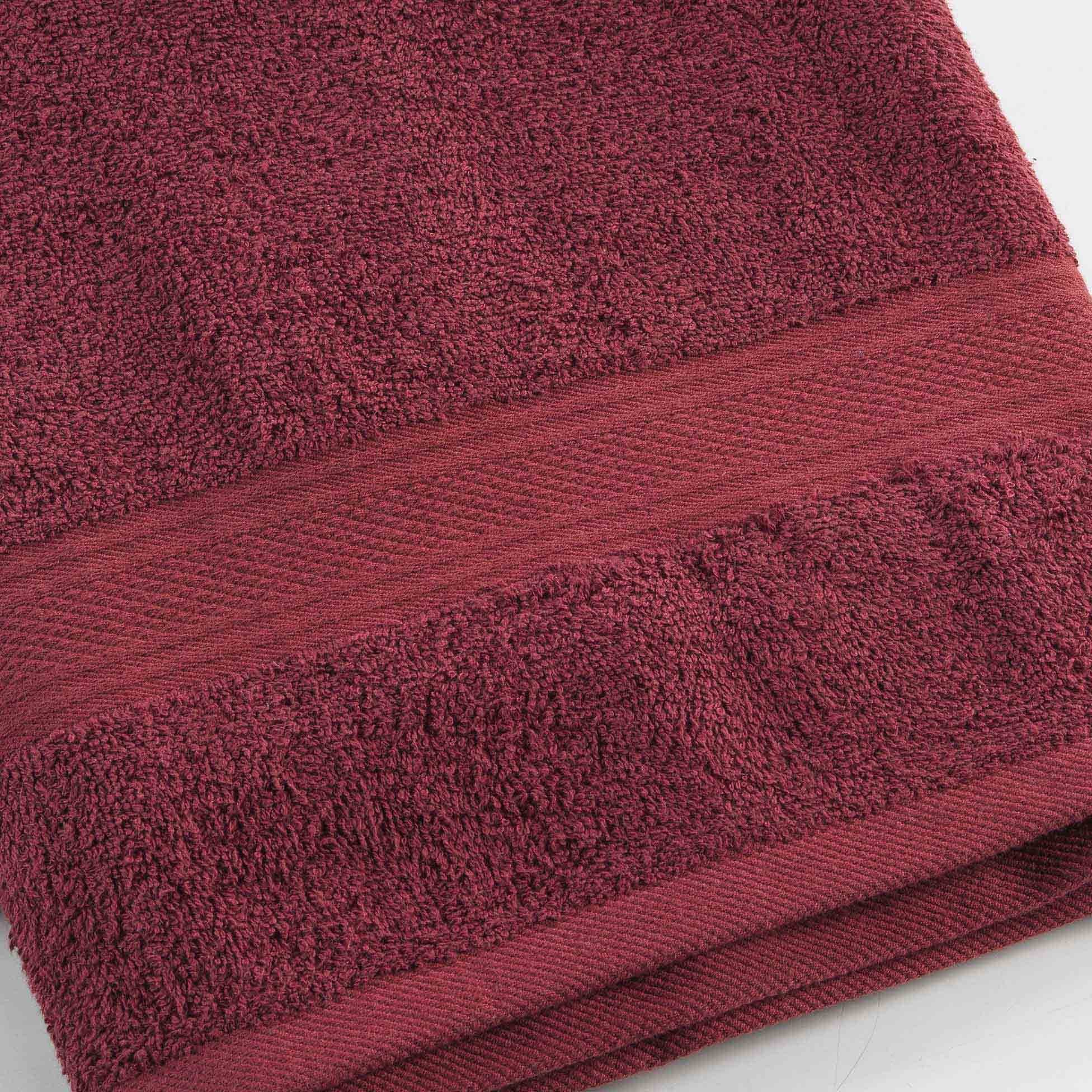 Handtuch Handtuch Handtücher Bordeaux Frottee 50x90cm, dynamic24 100% 50x90cm Handtuch Baumwolle Gästehandtuch