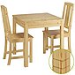 ERST-HOLZ Essgruppe »Schöne Essgruppe mit Tisch und 2 Stühle Kiefer natur Massivholz 90.70-50 B -Set 22«, Bild 1