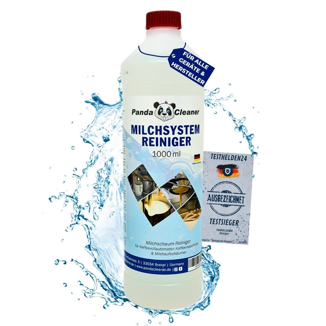 PandaCleaner Milchkreislauf-Reiniger - Kaffeevollautomaten Reiniger Milchsystem-Reiniger (1-St. 1l)