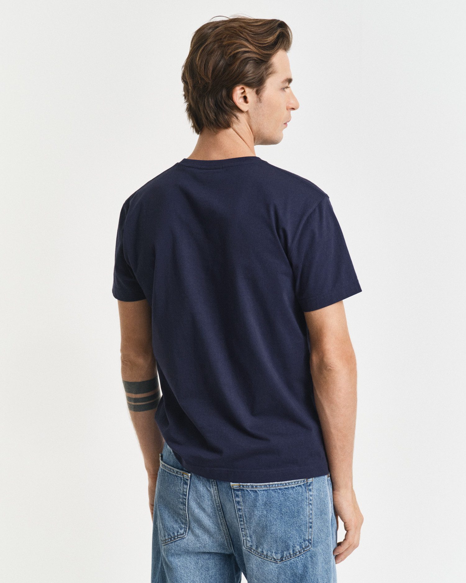 Gant T-Shirt SLIM SHIELD SS T-SHIRT mit Logostickerei auf der Brust günstig online kaufen