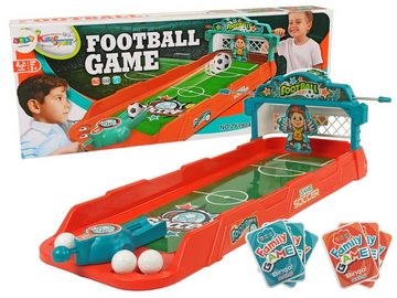 LEAN Toys Mini-Tischkicker LEAN Toys Tischfußballspiel Football Launcher Goal Card