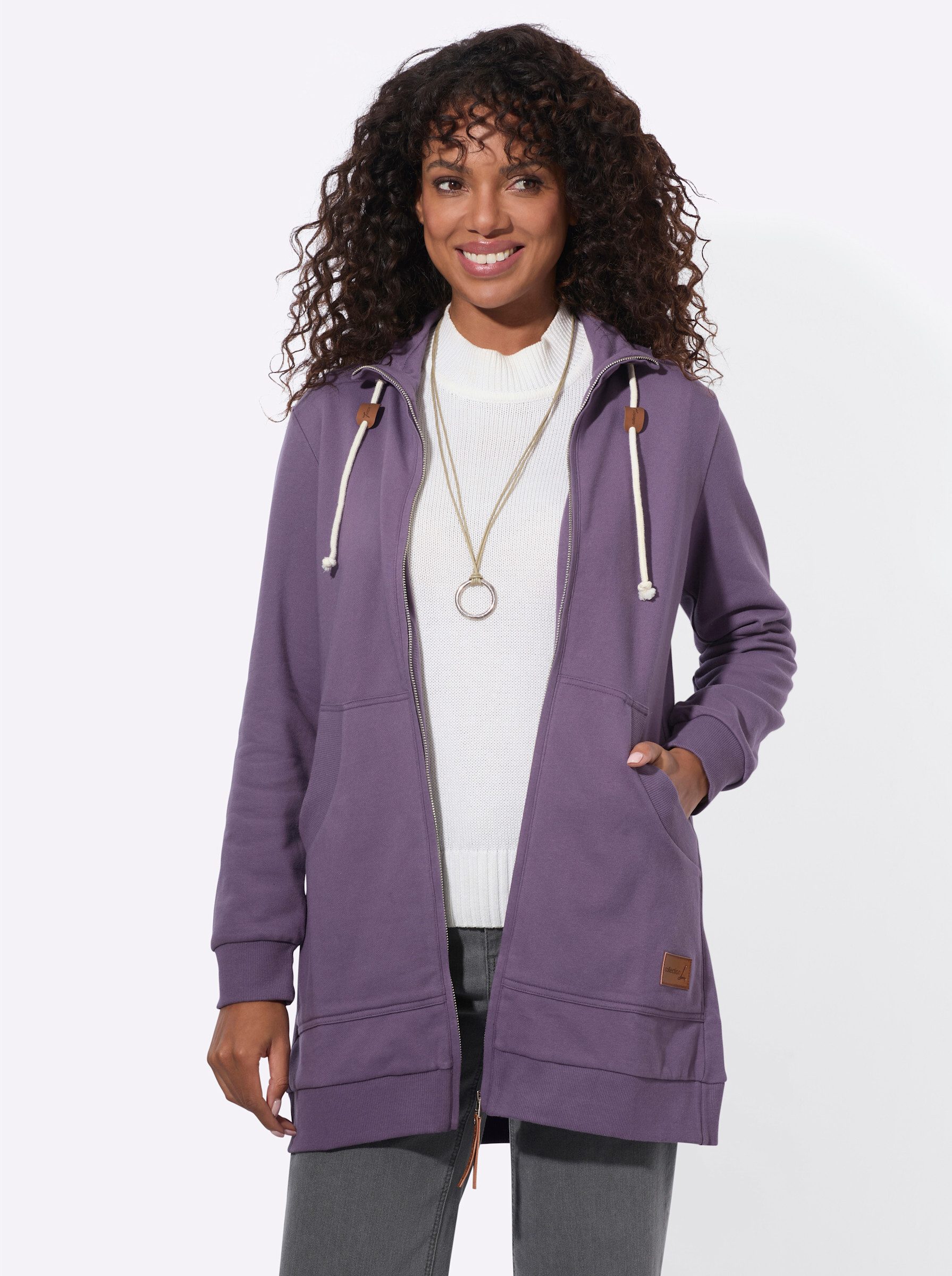 Witt Shirtjacke Sweatshirtjacke Langarm