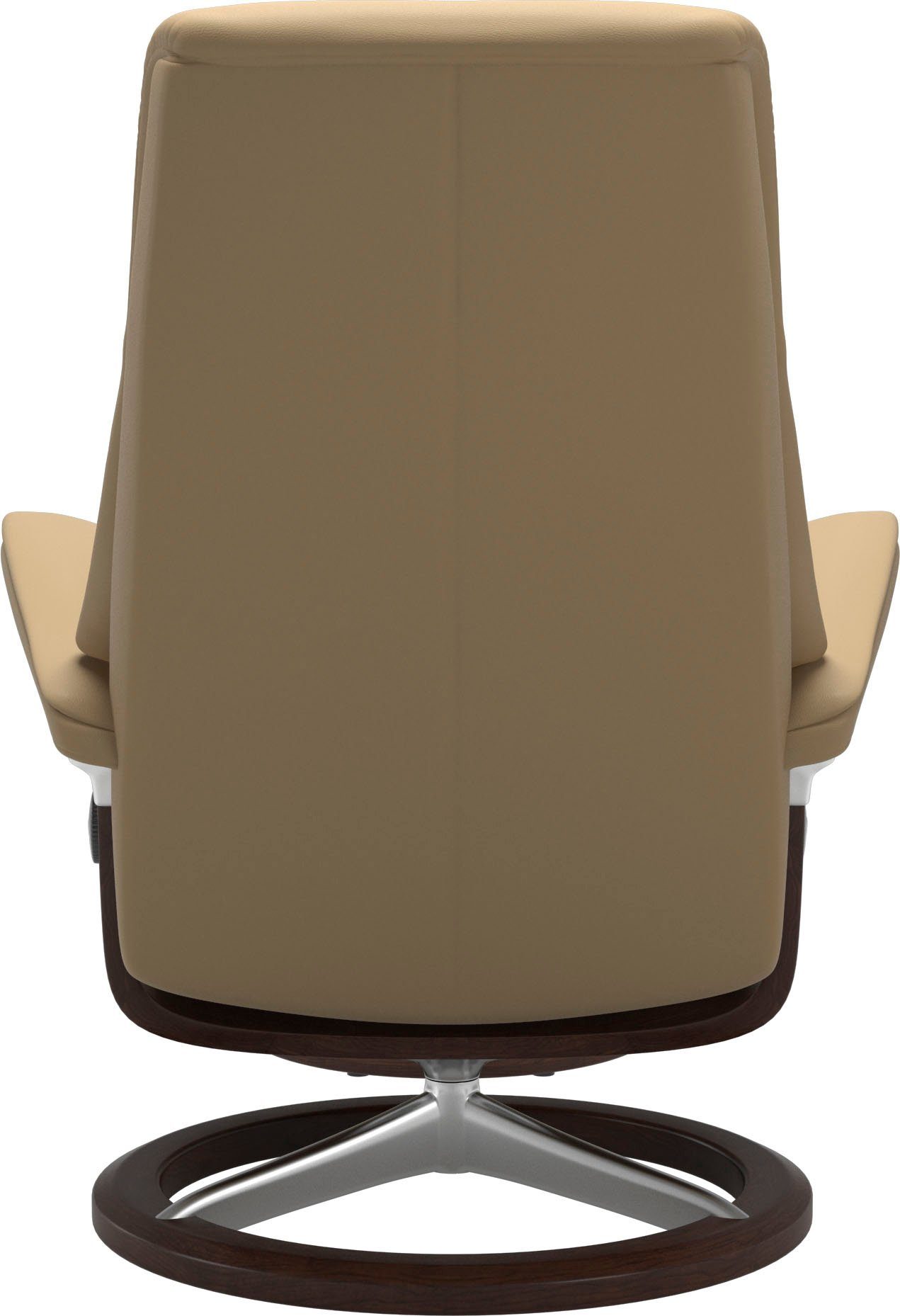 Stressless® Relaxsessel View (Set, Größe Hocker), Signature Base, mit Braun Relaxsessel L,Gestell mit