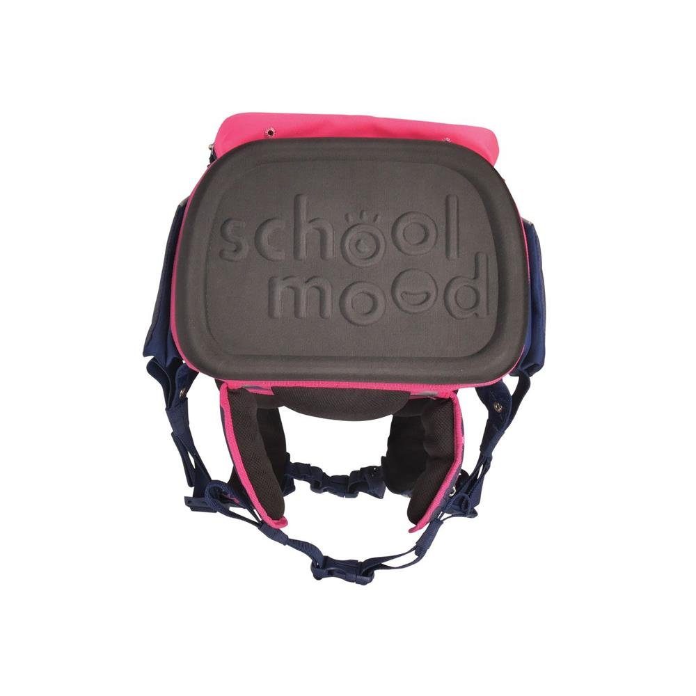SCHOOL-MOOD® Schulranzen Champion Maxx (Set, 7-tlg., mit Turnbeutel, Etui, Schlamperrolle, Brustbeutel, Brotdose, Patchies), 21 Liter, für Grundschule