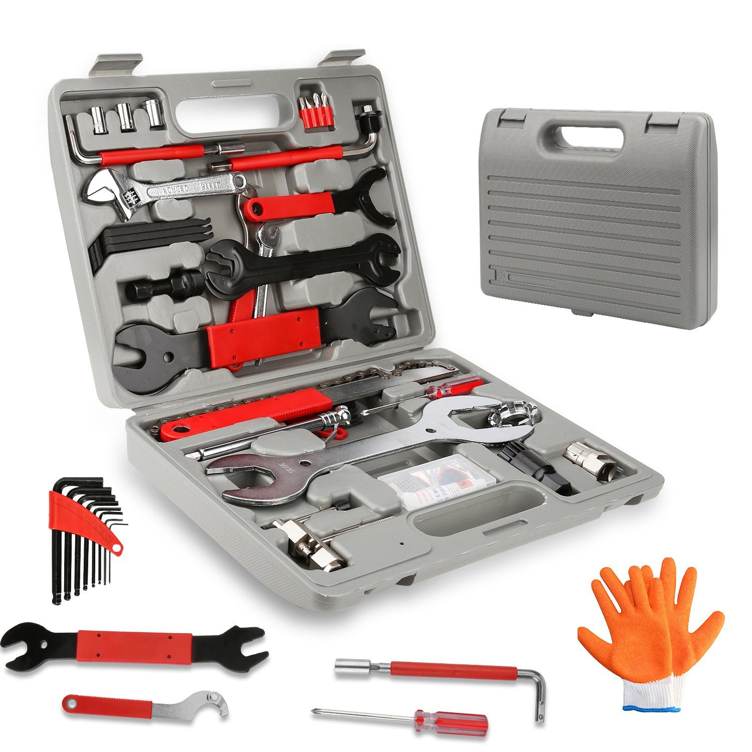 Werkzeugtasche Fahrrad Werkzeugkoffer Werkzeug Bike Tool-Set Box Reparatur Kit 