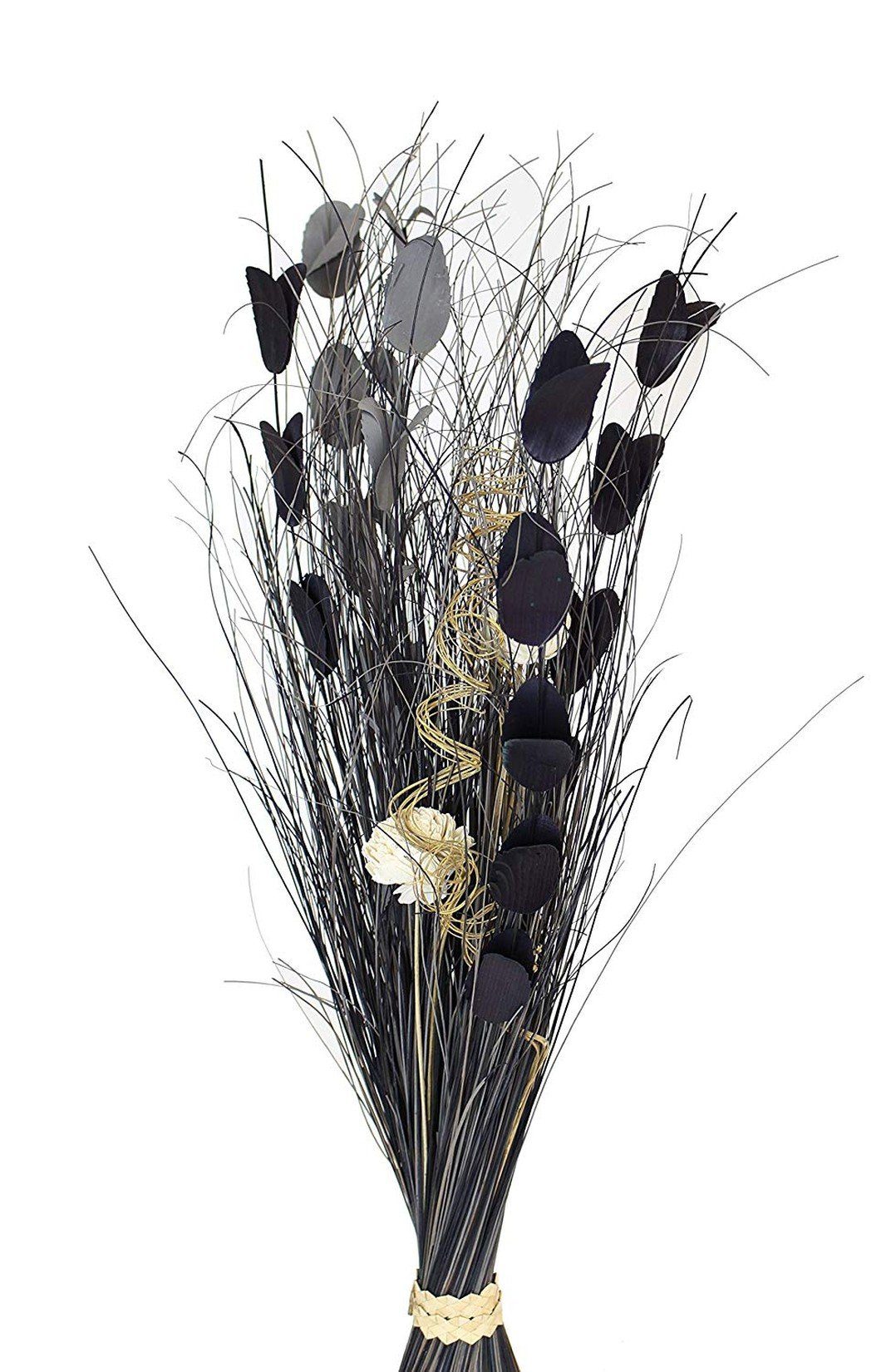 Kunstzweig Dekobündel "Anthrazit" grau hoch, Dekozweige, schwarz, 100 100 Höhe ca. cm cm Dekoleidenschaft, + Naturdeko