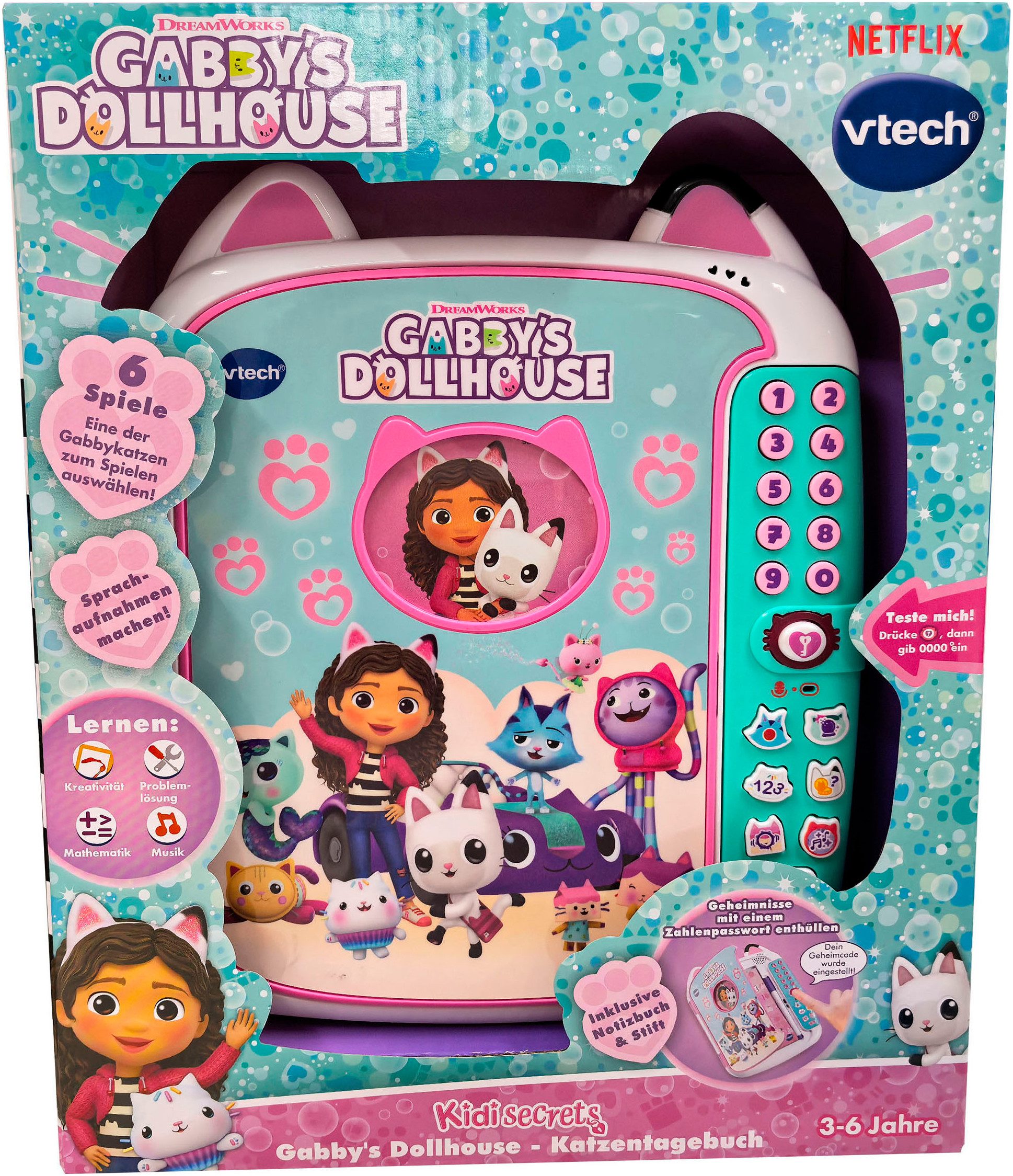 Vtech® Elektronisches Tagebuch Gabby's Dollhouse - Katzentagebuch