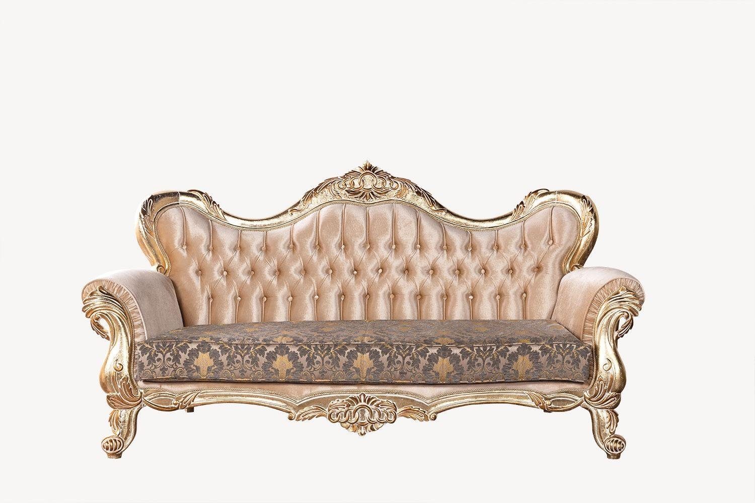 Polstersofa, Sofa Europe in Couch Made Chesterfield Dreisitzer Möbel Barock JVmoebel