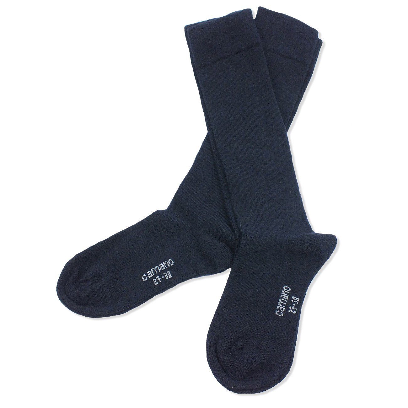 Camano Kniestrümpfe CA3902 (Packung, 2-Paar, 2 Paar) Kinder Kniestrümpfe, Mädchen oder Jungen, mit Baumwolle, Kindersocken