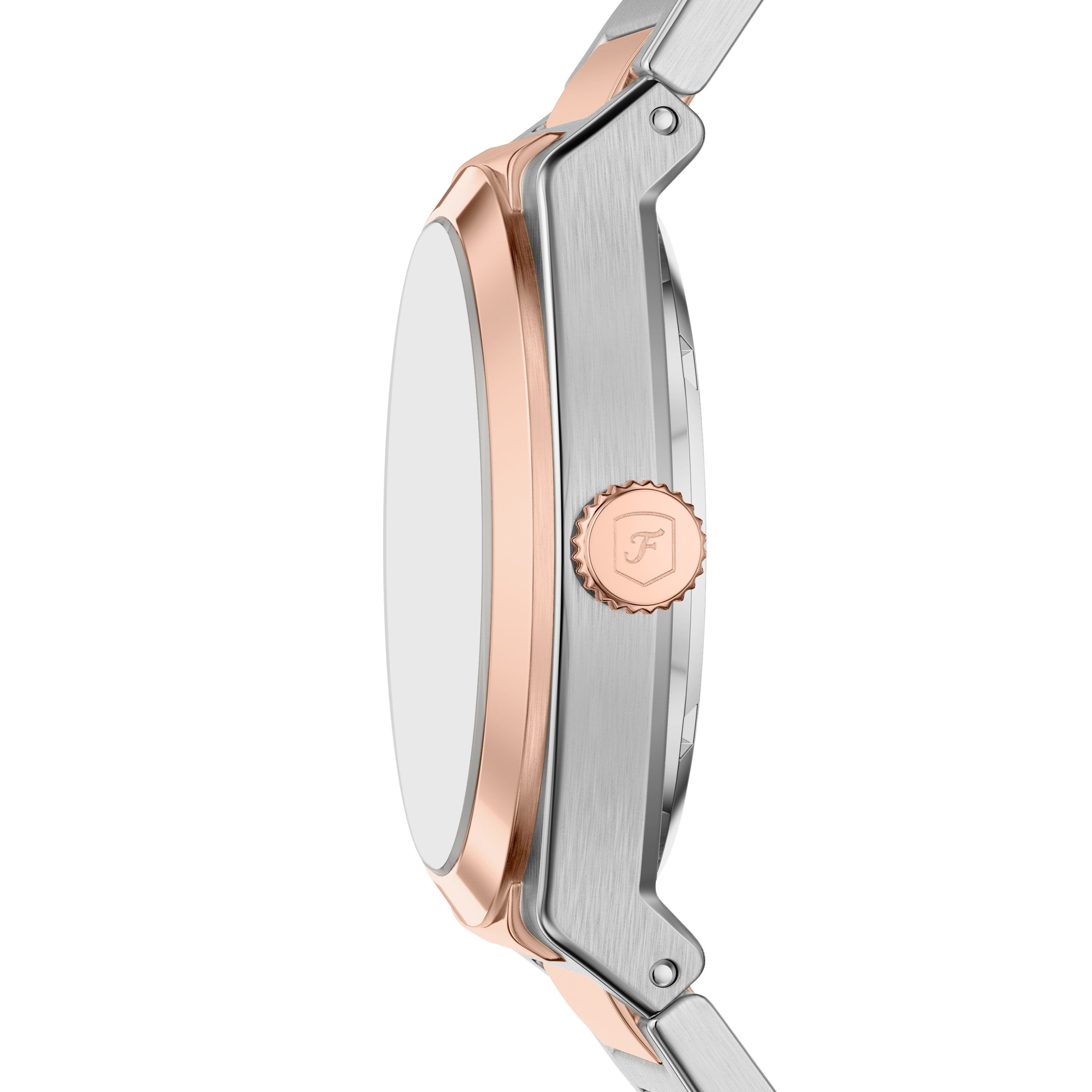 Fossil Automatikuhr EVERETT ME3277, Armbanduhr, Herrenuhr, Mechanische Uhr, Edelstahlarmband, analog