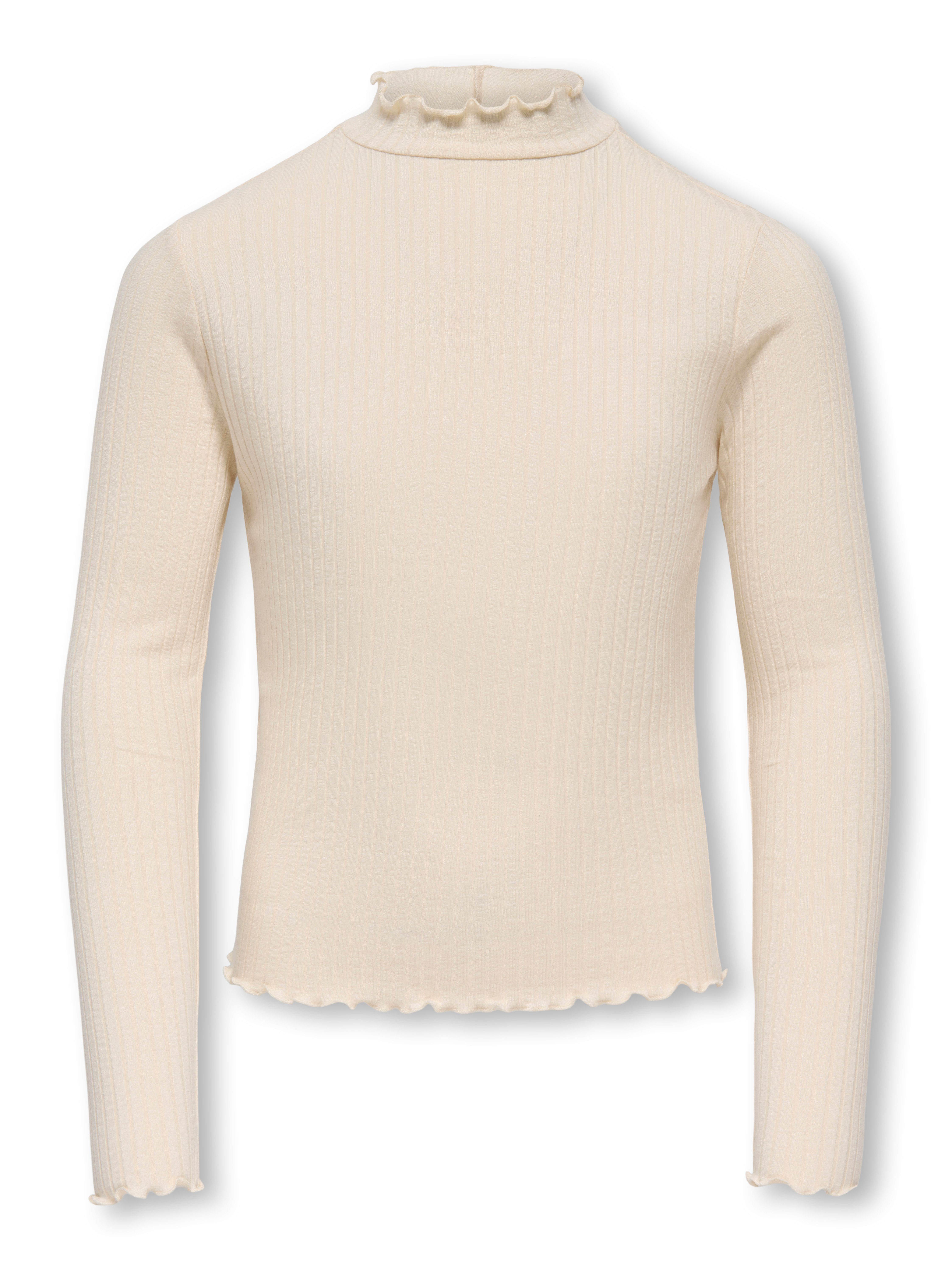 KIDS ONLY Langarmshirt KOGFRANSISKA SCHOOL LS HI-NCK TOP JRS Viskosemischung