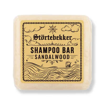 Störtebekker Festes Haarshampoo Sandelholz, 1-tlg., Vegane & Nachhaltige Reinigung für Körper und Haar