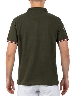 Geographical Norway T-Shirt Kurzarm Poloshirt bakidney Men (1-tlg) mit Aufnähern und Kragen