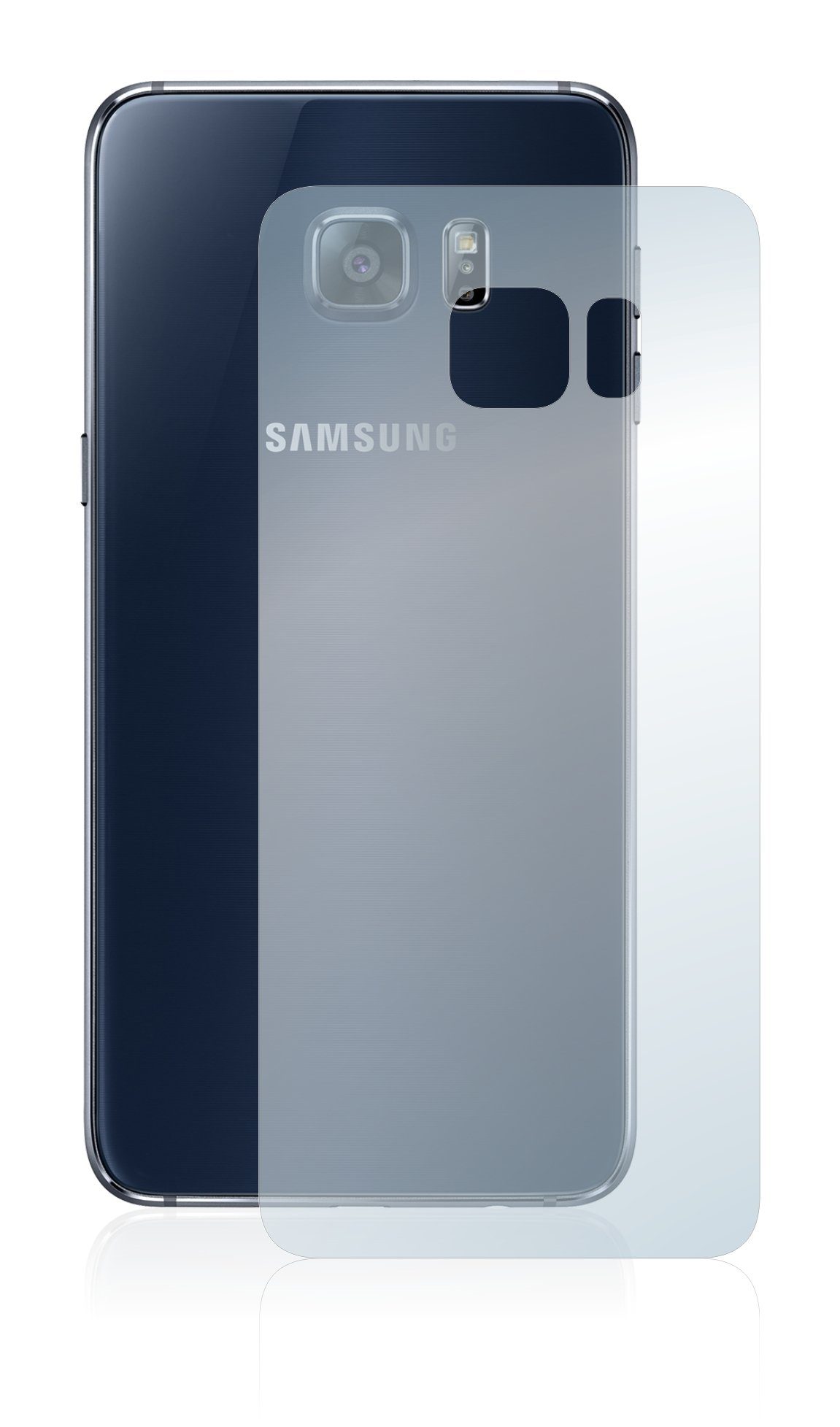 upscreen Schutzfolie für Samsung Galaxy S6 Edge Plus (Rückseite),  Displayschutzfolie, Folie Premium klar antibakteriell