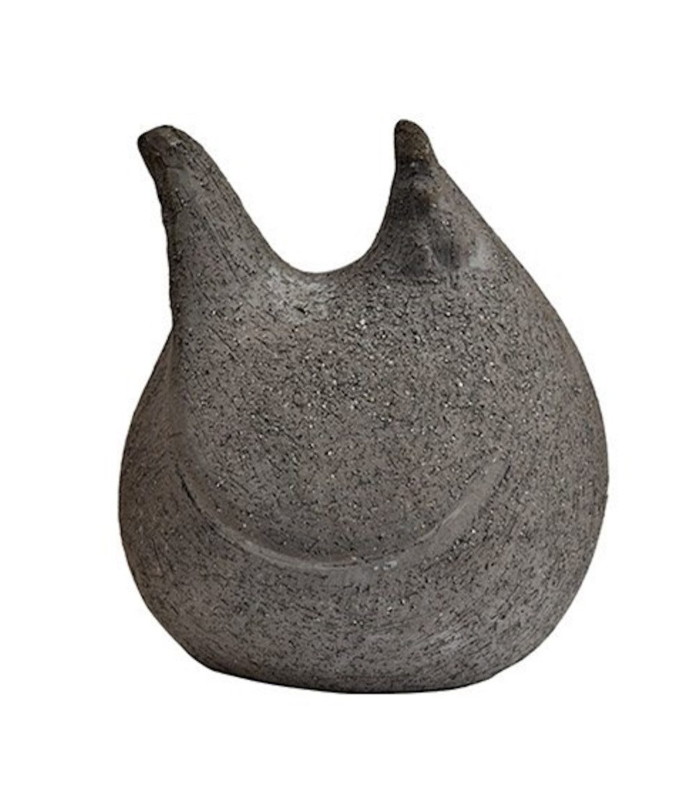 Fuchs Versand 24/7 Osterei Huhn aus Keramik in beige oder schwarz (B/H/T) 15x17x14cm
