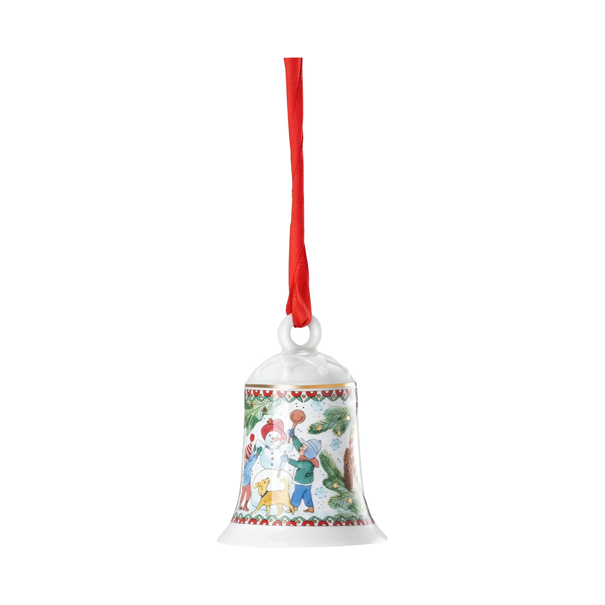 Hutschenreuther Christbaumschmuck Porzellan Weihnachtsglocke Glocke 2025 NEU OVP, Sammelobjekt mit OVP (Originalverpackung)