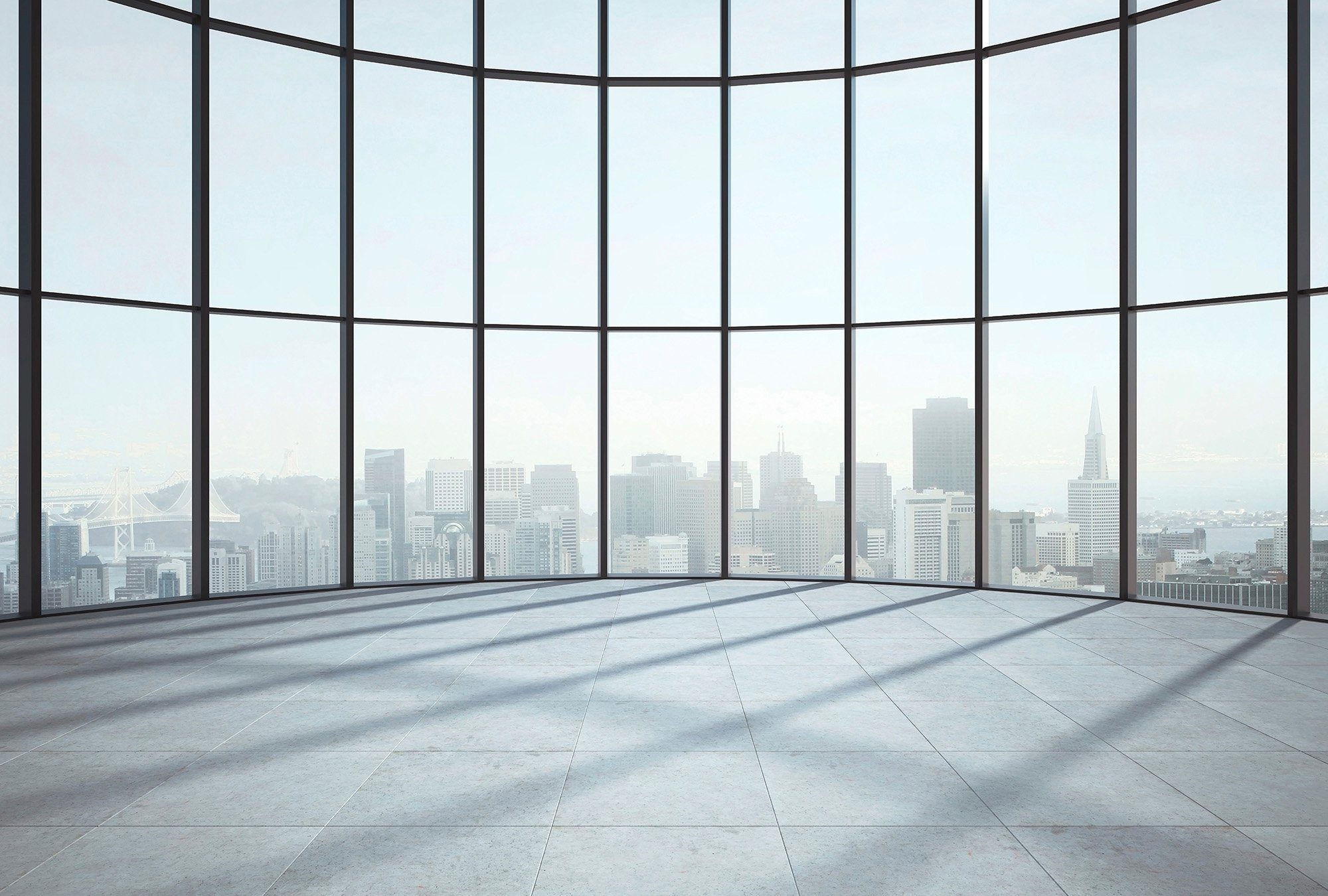 Architects Paper Fototapete Loft View, (Set, 4 St), Vlies, Wand, Schräge