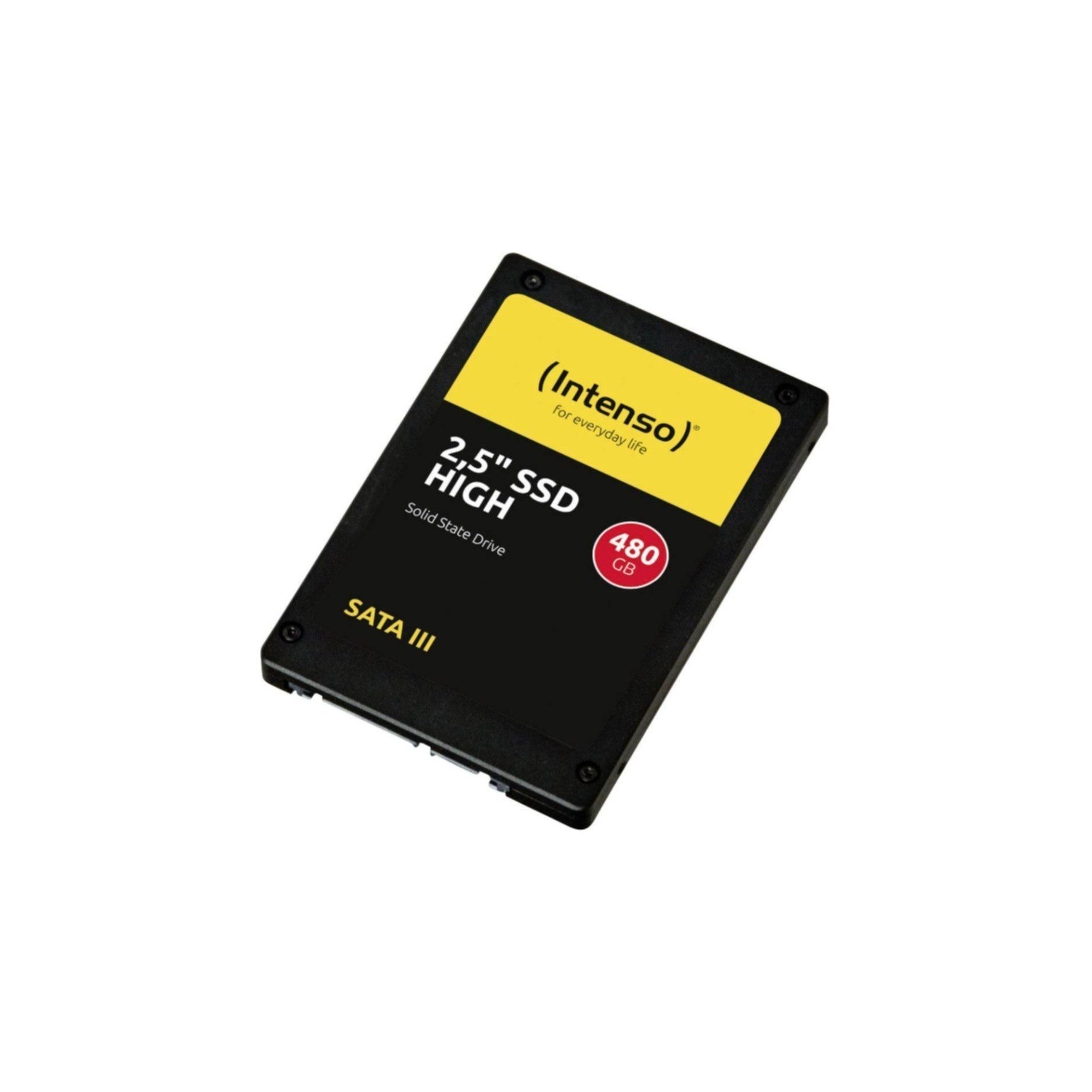 Intenso High Performance 2.5" SSD-Festplatte (480 GB) 2.5"" 520 MB/S Lesegeschwindigkeit, 480 MB/S Schreibgeschwindigkeit