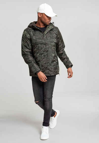 URBAN CLASSICS Sommerjacke Herren Padded Camo Pull Over Jacket (1-St)