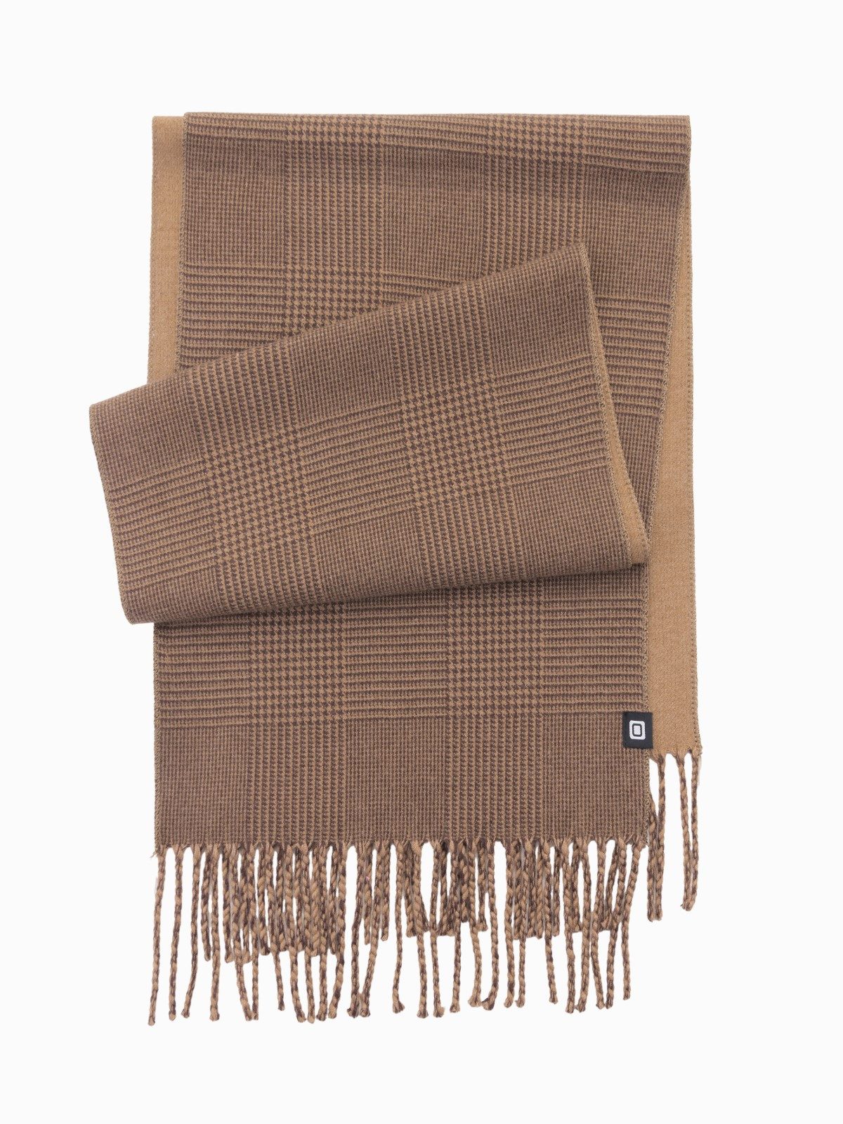OMBRE Schal Beidseitig karierter Herrenschal mit Fransen günstig online kaufen