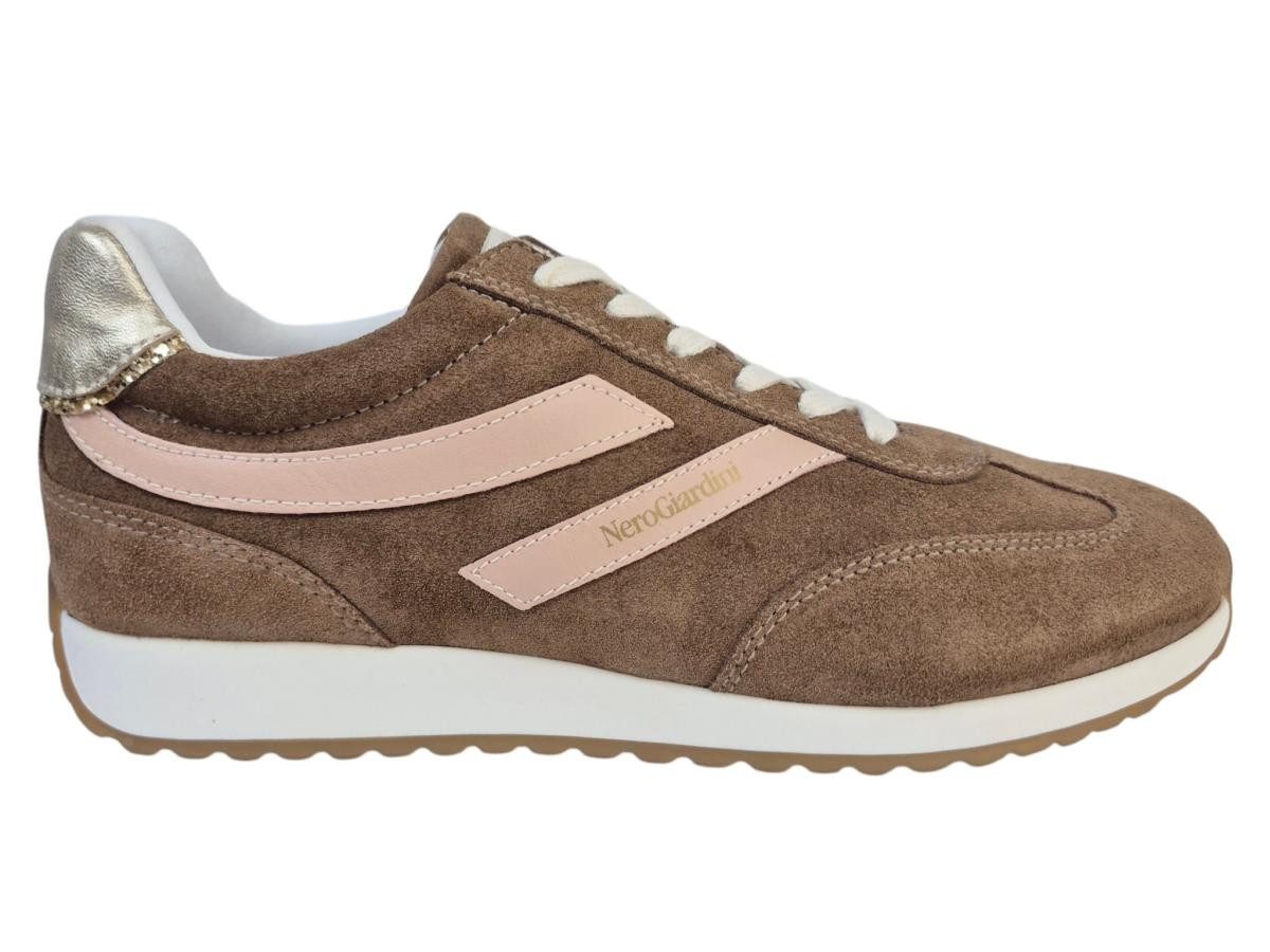 Nero Giardini Velour mou rosa Sneaker
