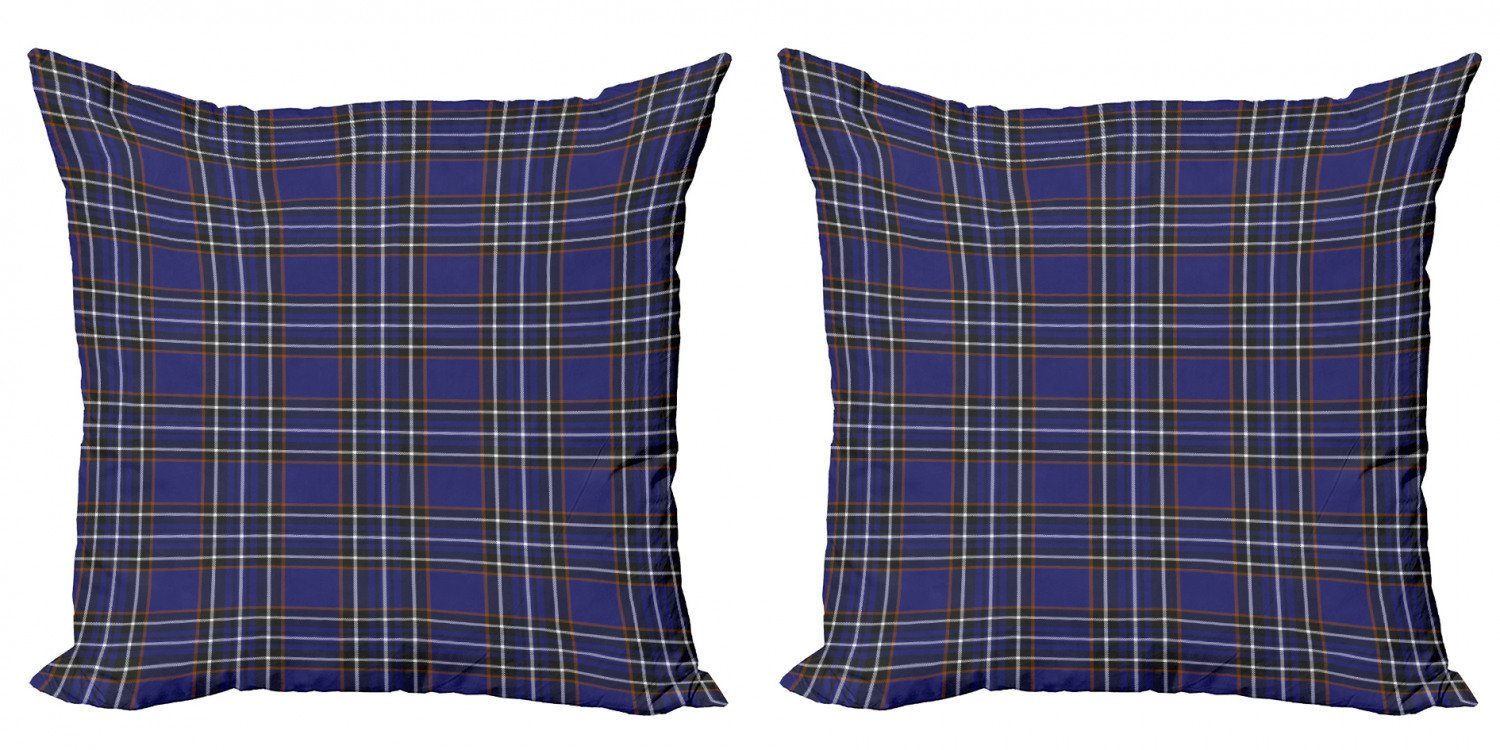 Kissenbezüge Modern Accent Doppelseitiger Digitaldruck, Abakuhaus (2 Stück), Plaid Aufwändige Vivid Scottish