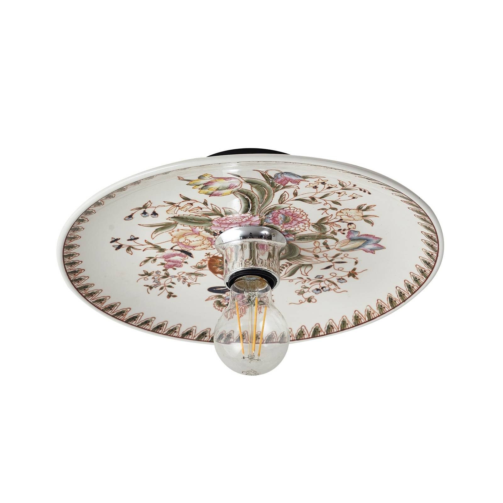 Lucande Wandleuchte Faelira, Keramik Weiß IP20, 1 x 15 W LED