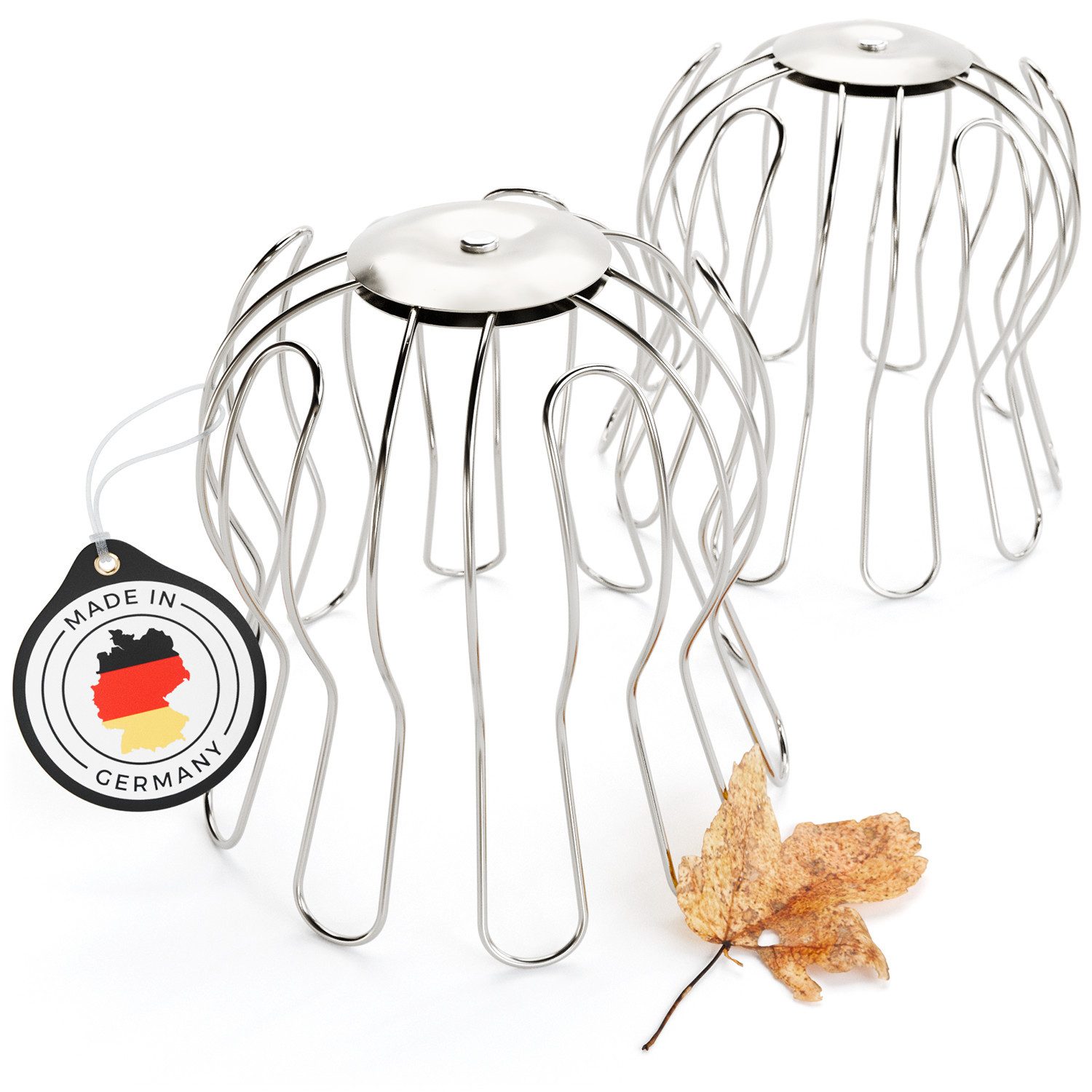 greate. Laubschutznetz 2x Dachrinnen Laubschutz Edelstahl 87 bis 100mm - Fallrohrschutz (2-St)