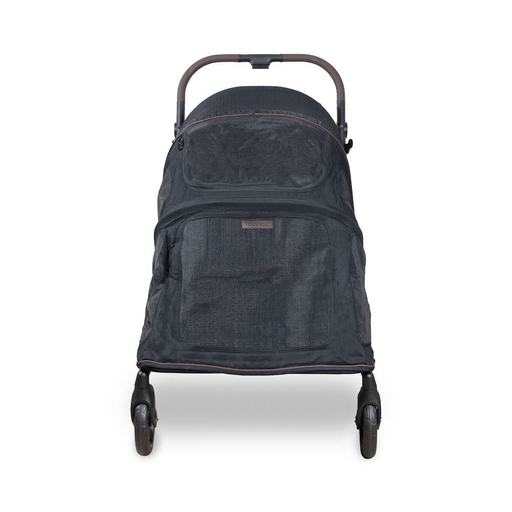 Wonderfold Hunde-Transportbox PFL Pet Large Premium Hundebuggy - Farbe: Jet Black