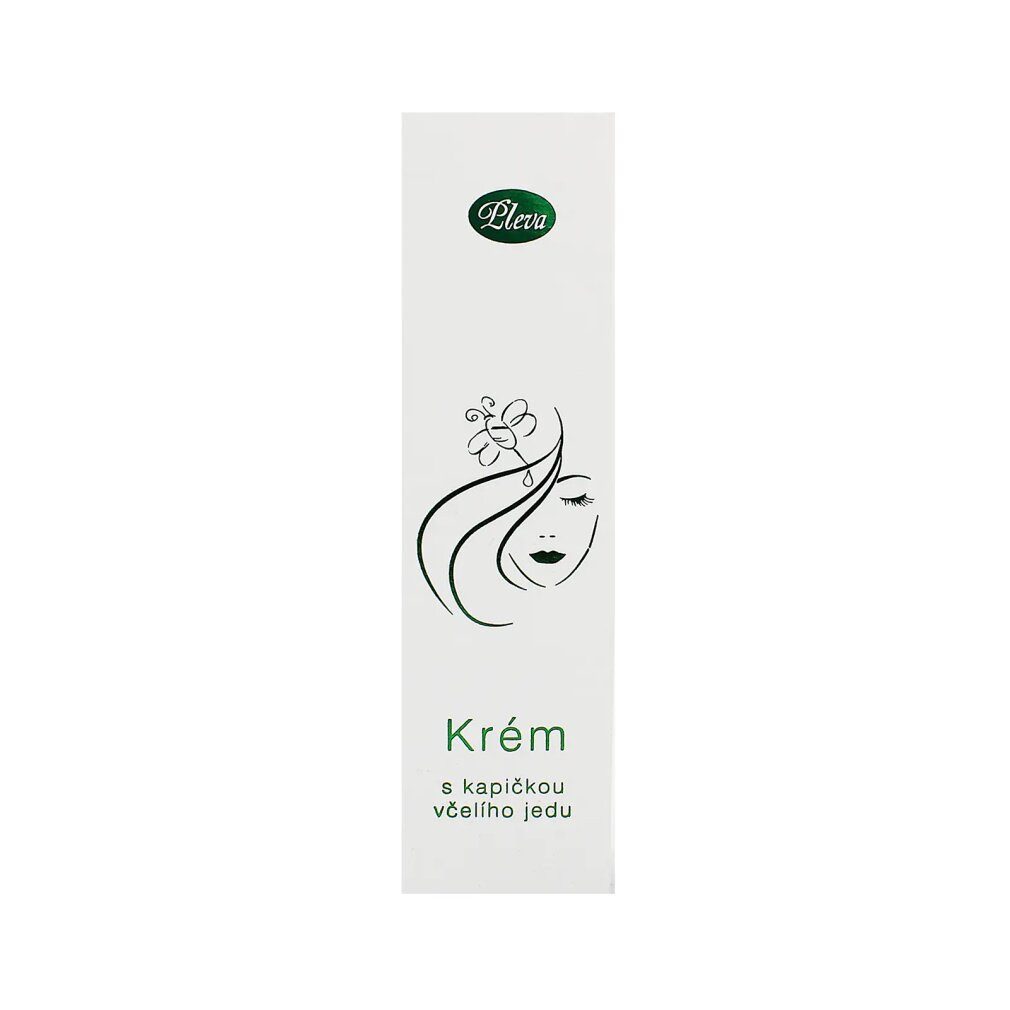 Pleva Gesichtspflege Creme mit einem beruhigenden Tropfen Bienengift