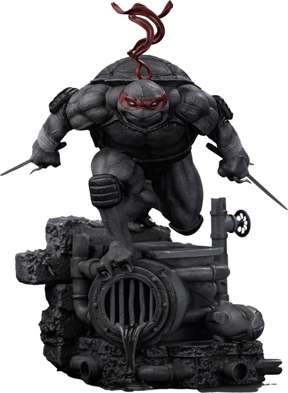 Iron Studios Merchandise-Figur Teenage Mutant Ninja Turtles Art Scale Statue 1/10 Raphael Black and W