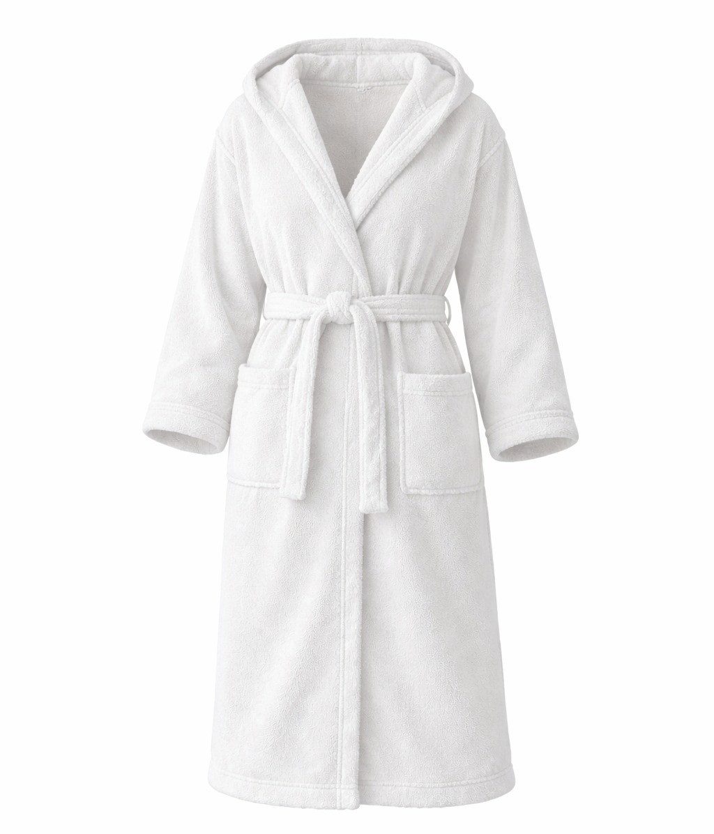 Toker Collection® Unisex-Bademantel Unisex Bademantel mit Kapuze – Komfort & Qualität für jeden Tag, Kapuze, ohne, Langform